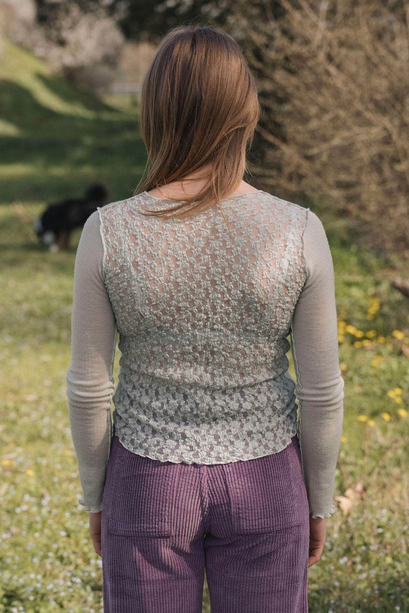 Baserange Kenru Long Sleeve / Brun Green