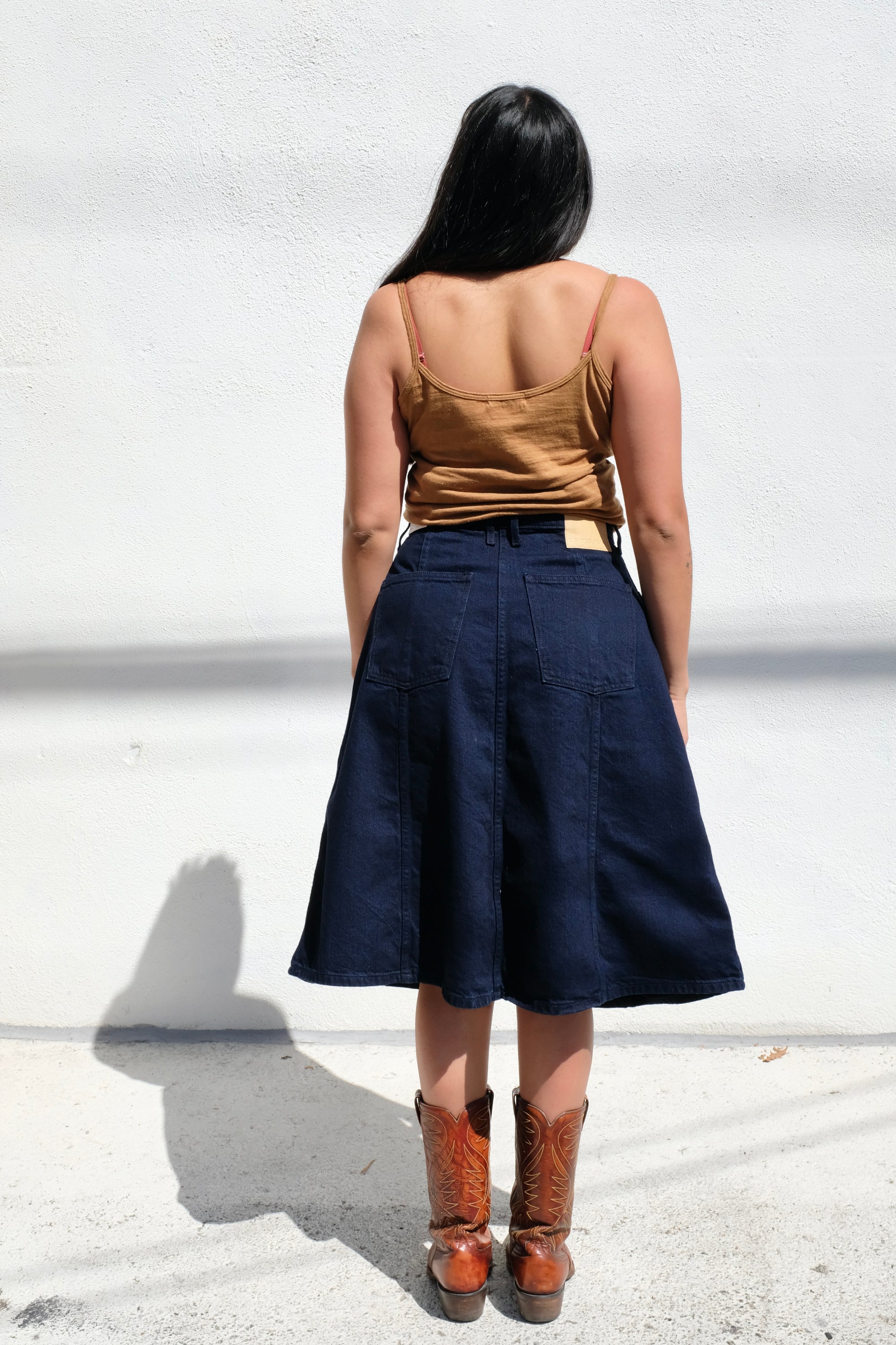 B Sides Simone Skirt / Indigo Rinse