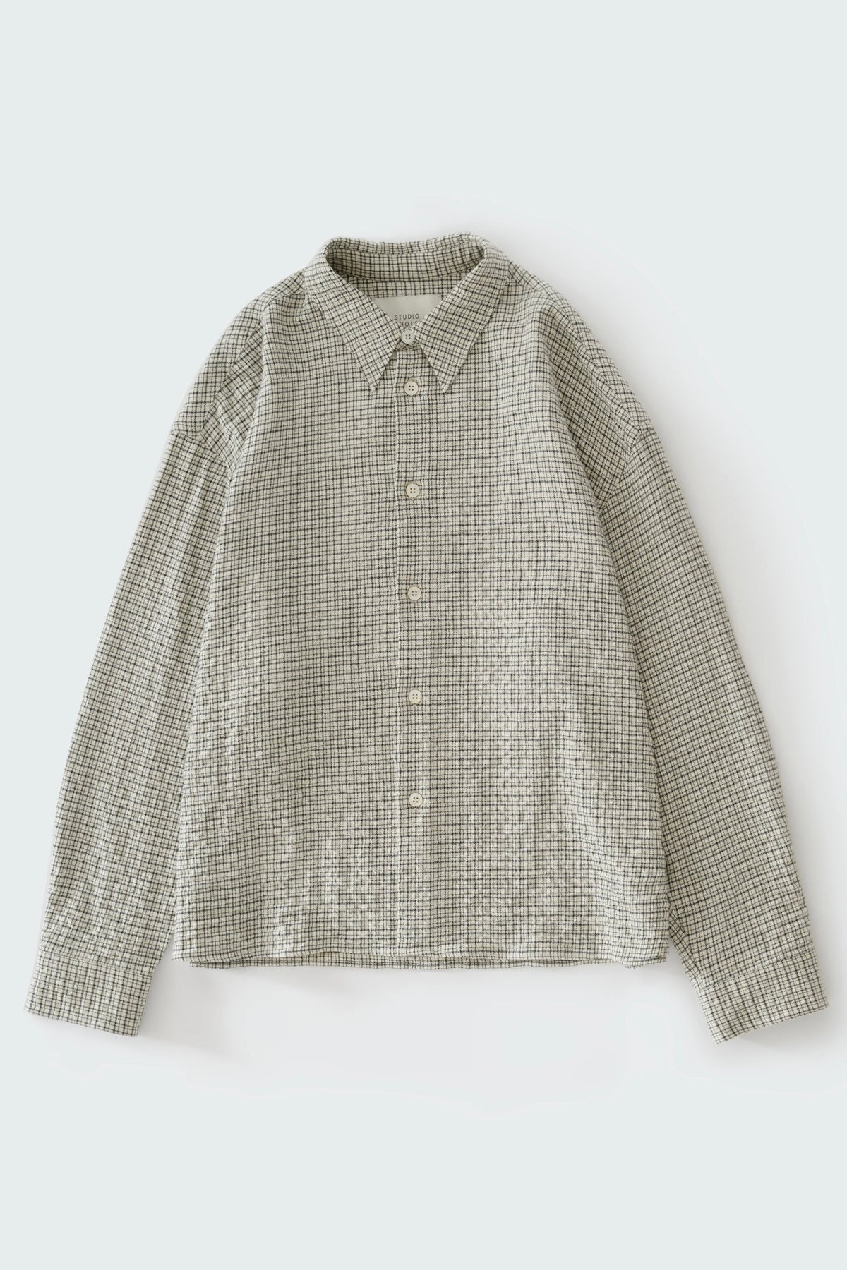 Studio Nicholson Nostra Shirt / Parchment + Black
