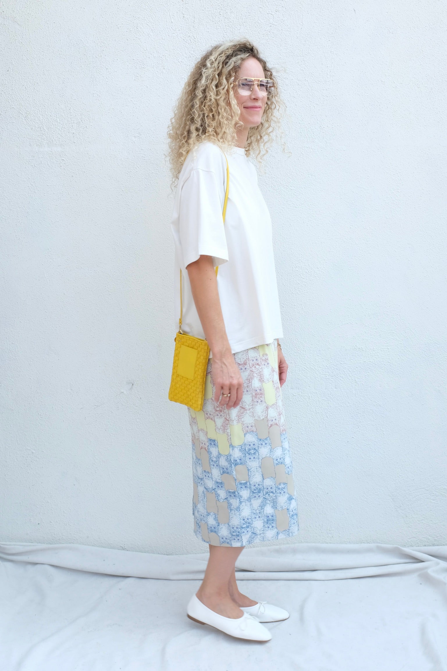 Baldera Skirt / Pastel Cats