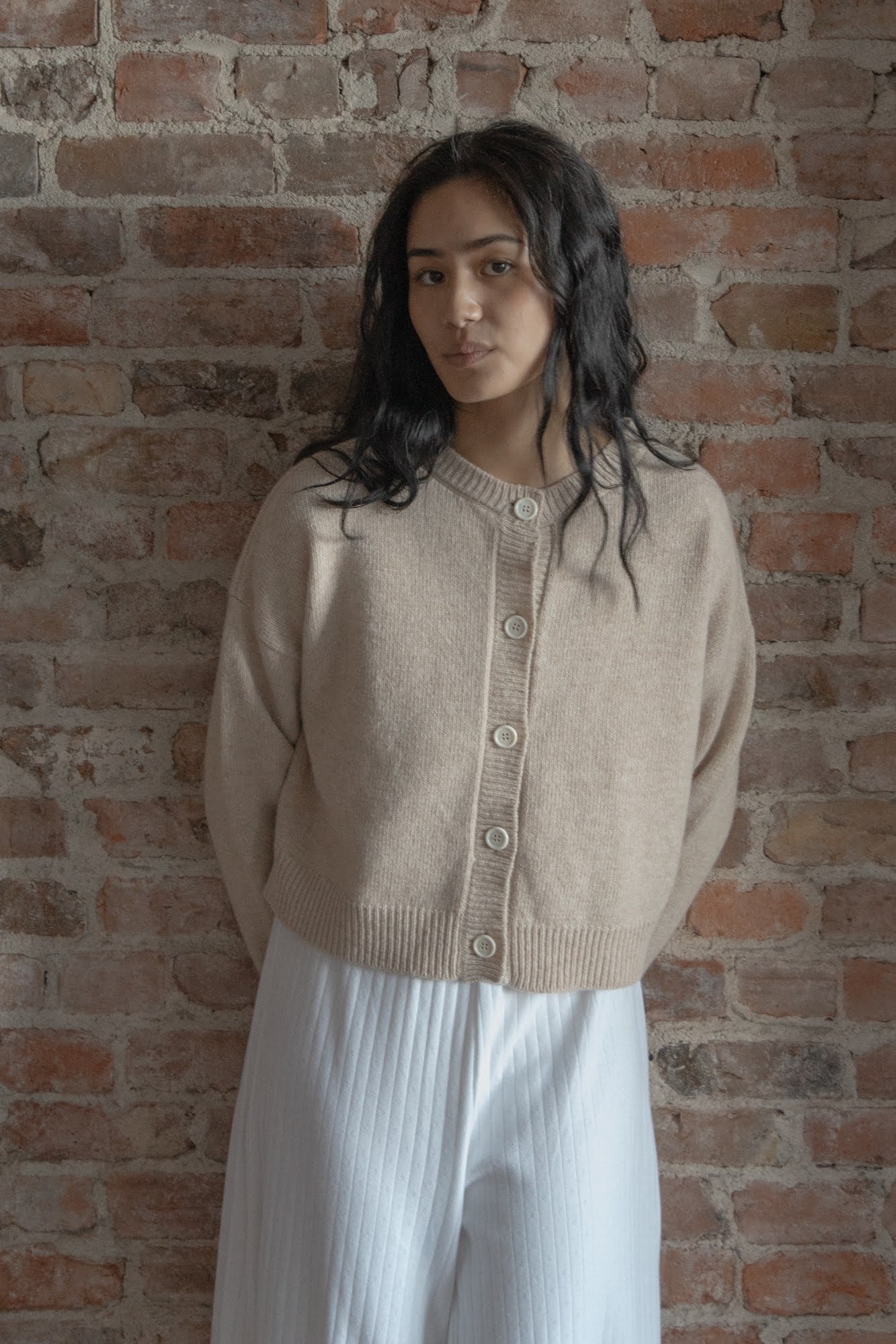 Gillian Stevens Gisele Cardigan / Oat