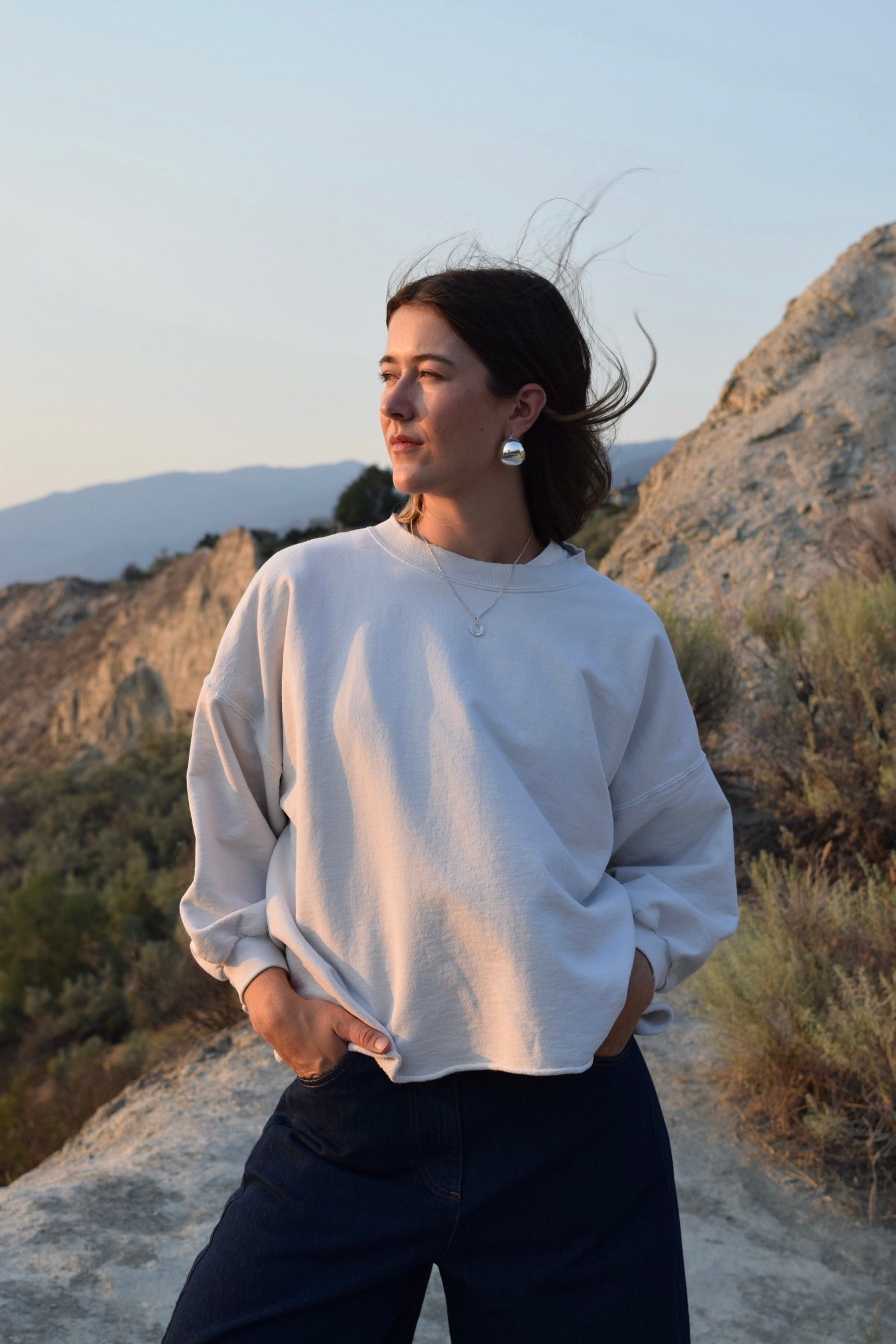 Rachel Comey Fond Sweatshirt / Dirty White