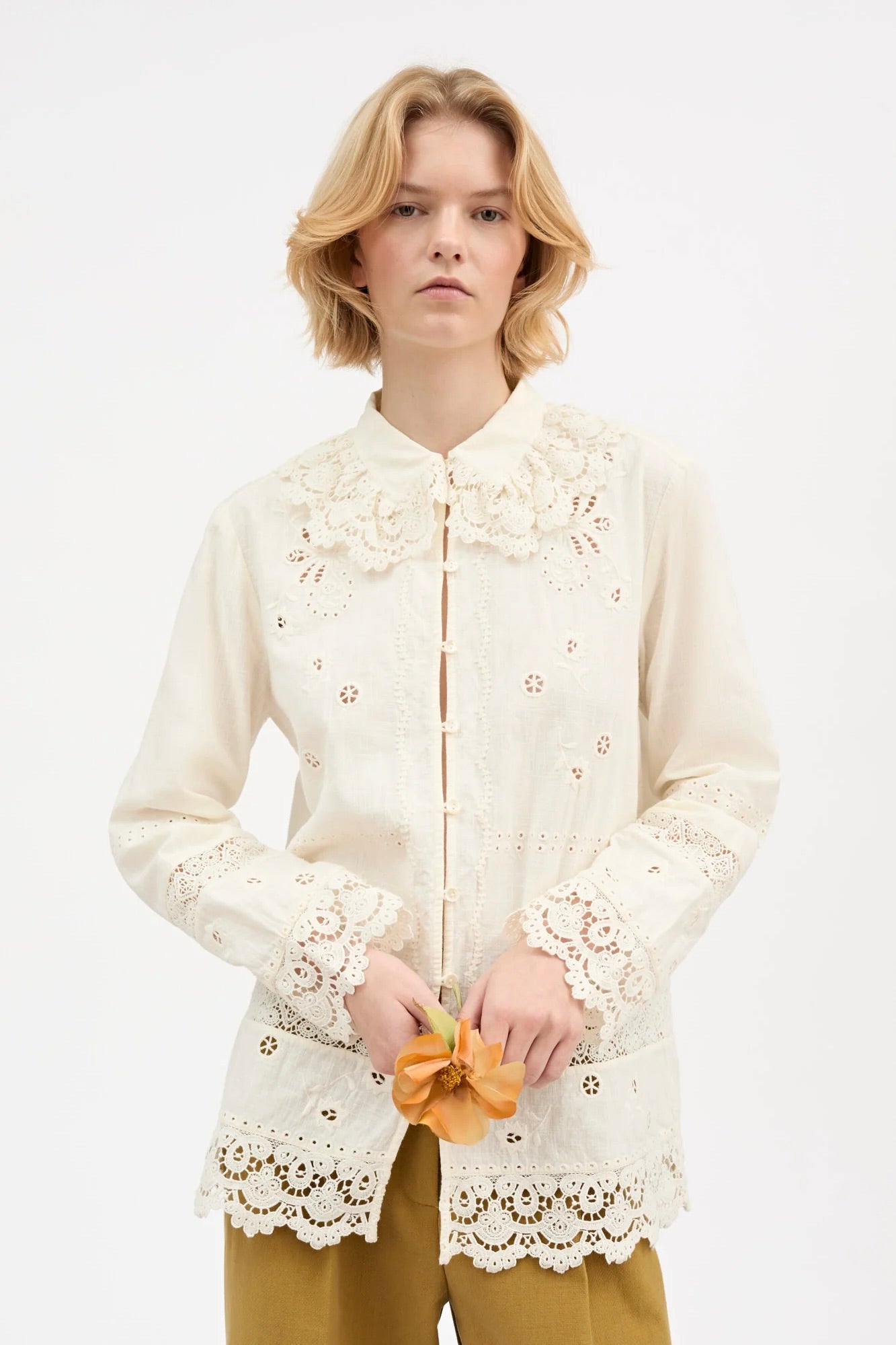 Tallulah Shirt / Antique White