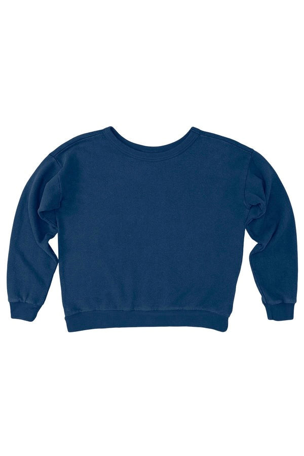 Jungmaven Crux Crop Sweatshirt / Deep Indigo