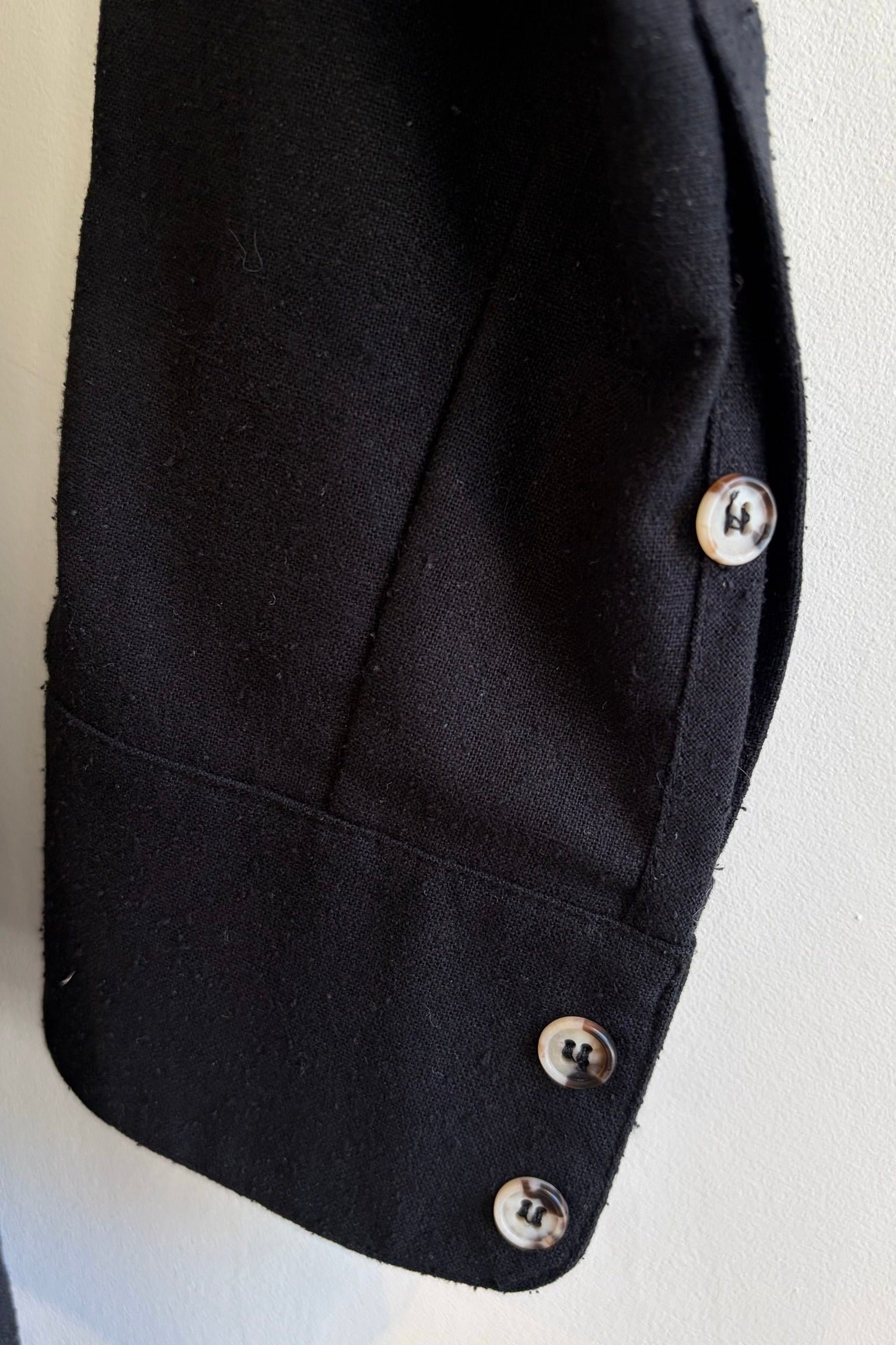 Pre-Loved / Dace Silk Shirtdress / Black / Size Small