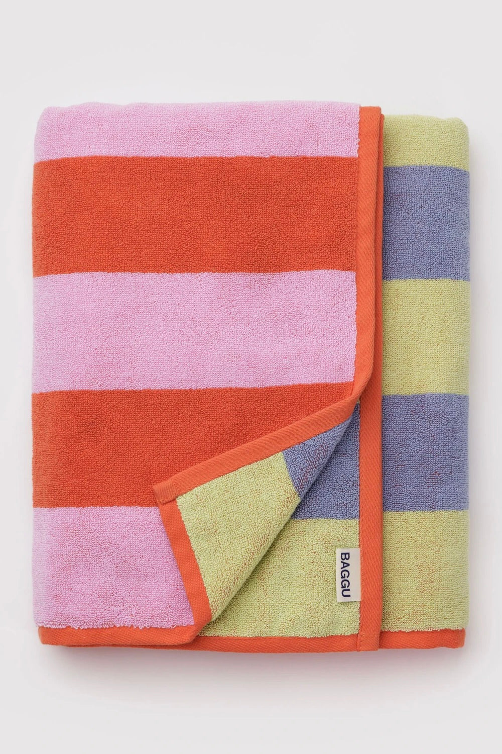 BAGGU Bath Towel / Pool Stripe