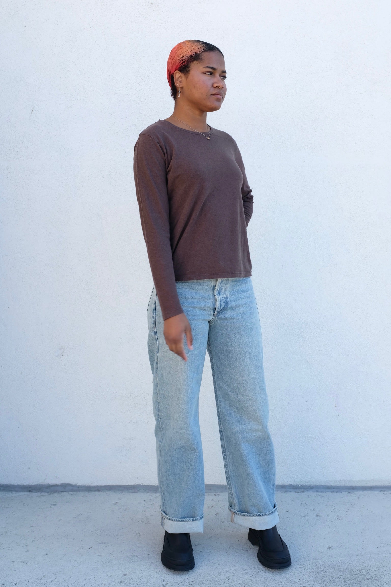 Jungmaven Encanto Long Sleeve / Coffee Bean