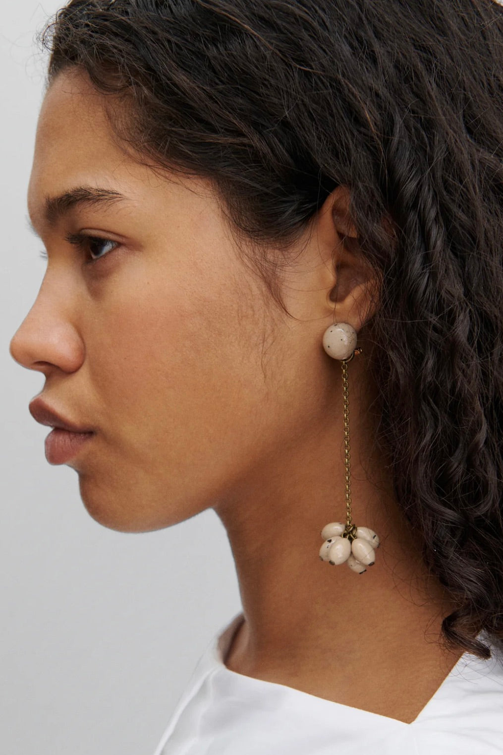 Rachel Comey Laurel Drop Earring / Pebble