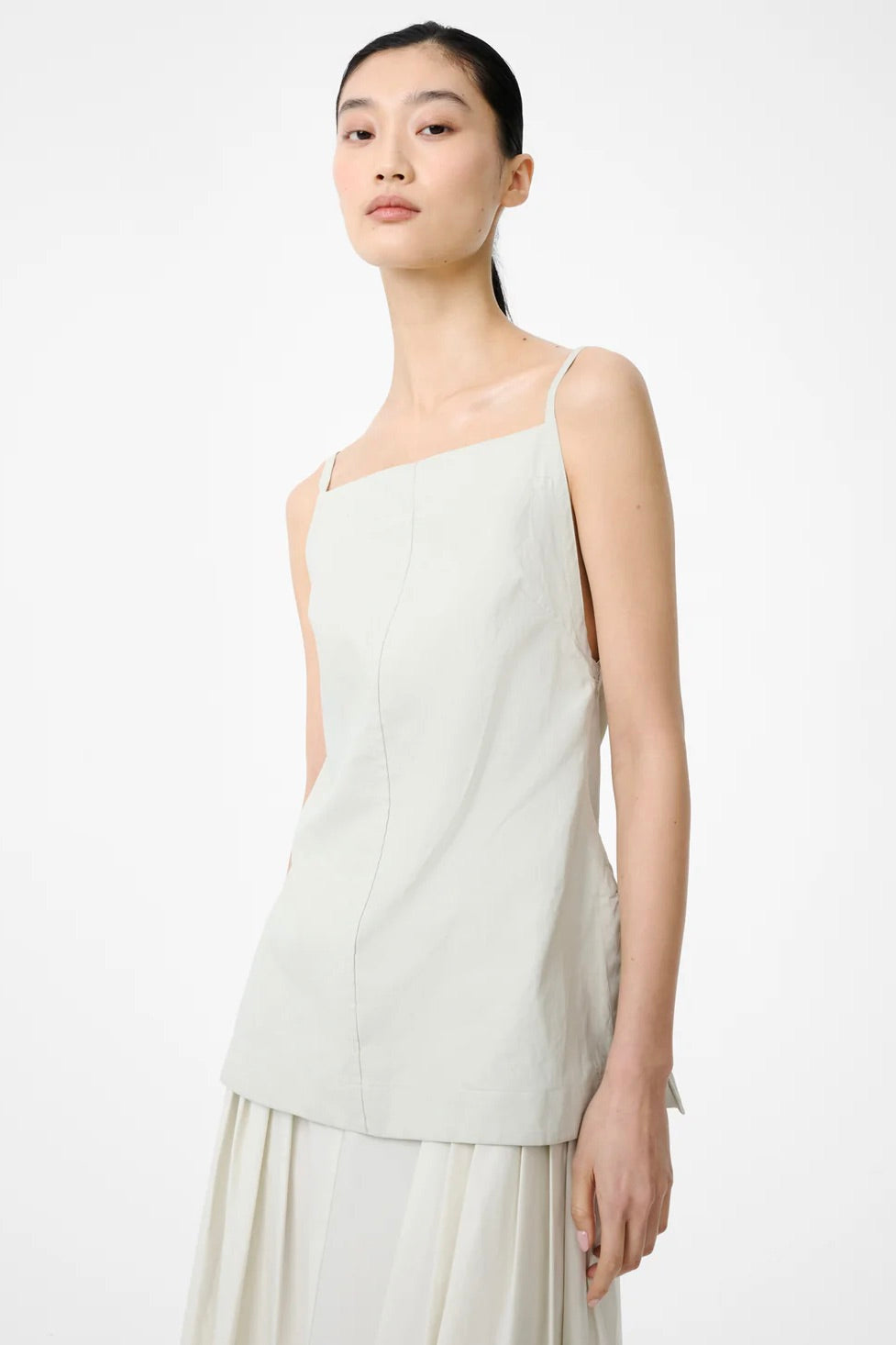 Studio Nicholson Raddle Apron Top / Bone