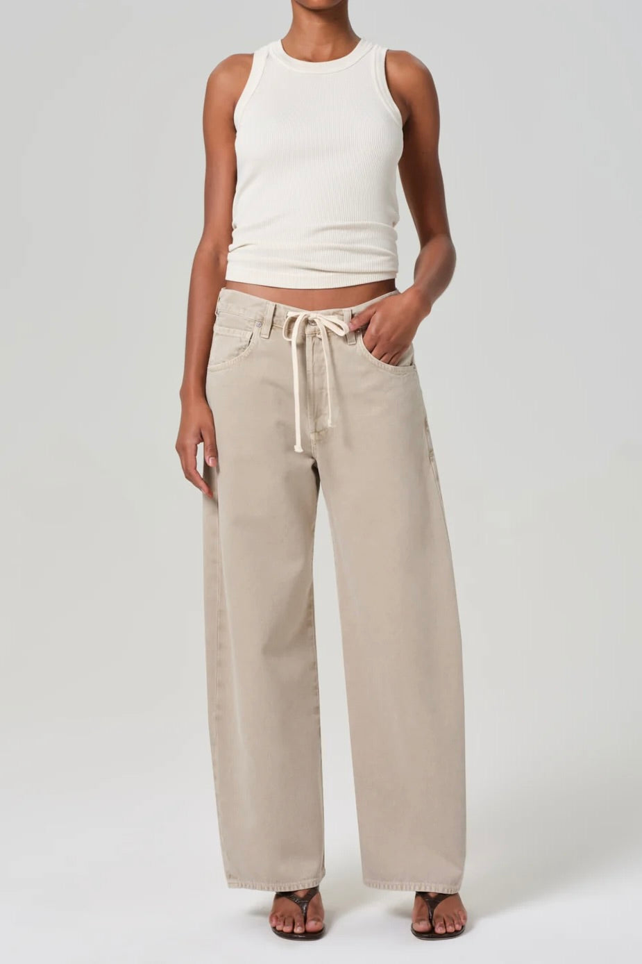 COH Brynn Drawstring Trouser / Burnished Quartz