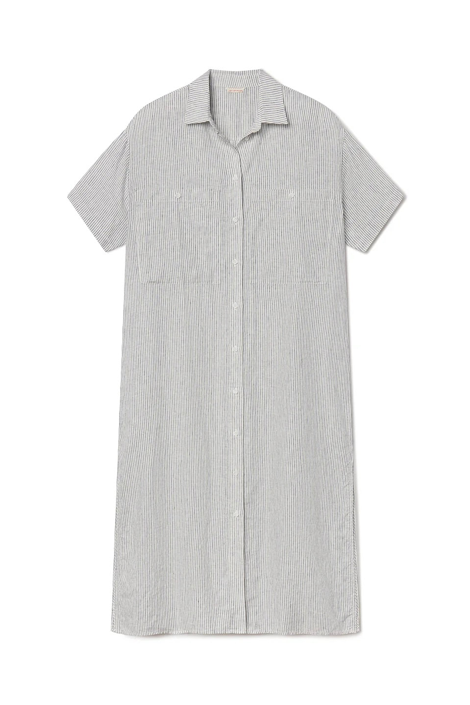Left On Friday Getaway Shirt Dress / Coastal Stripe