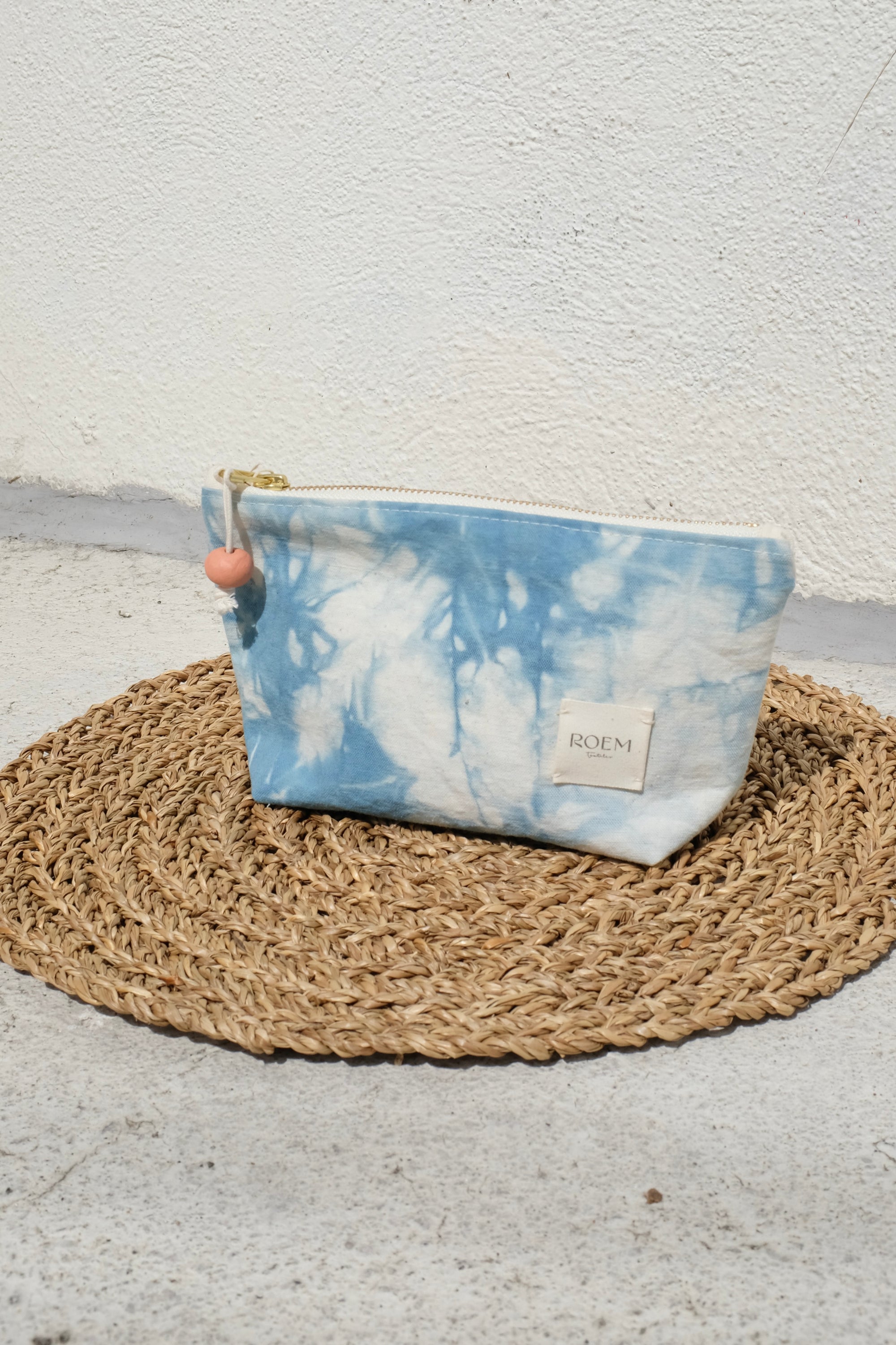 Roem Textiles Zip Pouch / Indigo