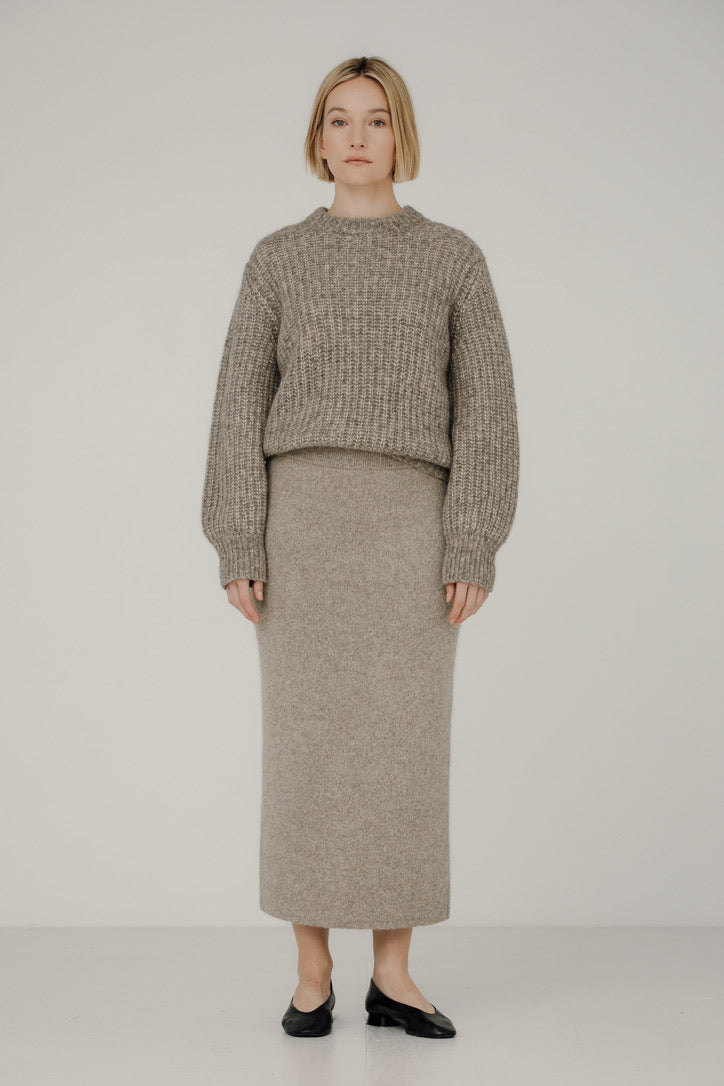 Bare Knitwear Cora Crew Neck / Oat