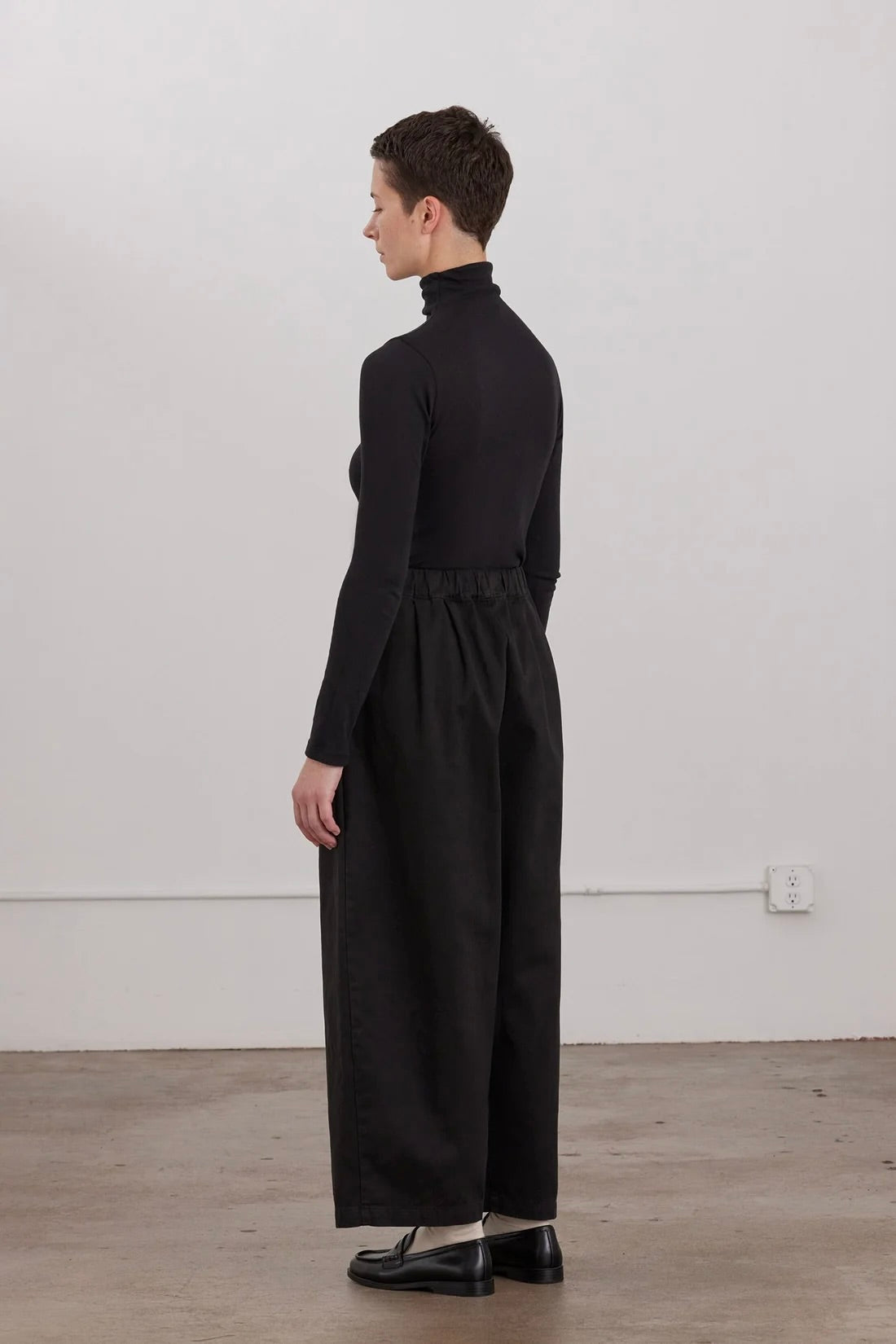 Wide Pants / Black