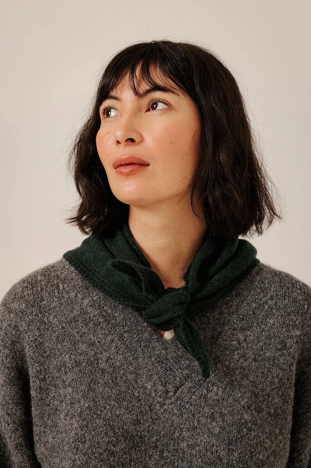 Baby Alpaca Bandana / Emerald