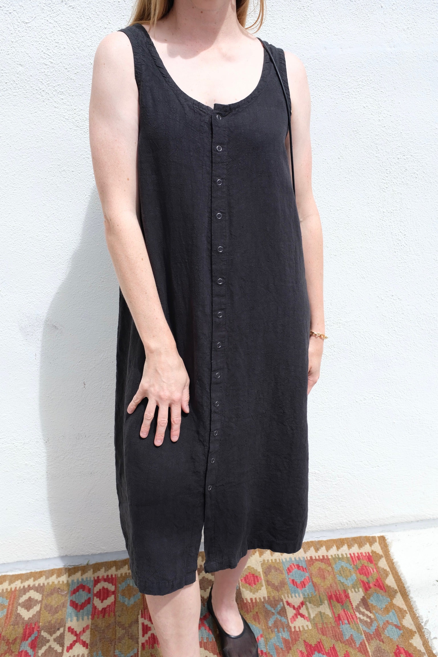 Moss Grey Snappy Eleanor Knee Length / Black