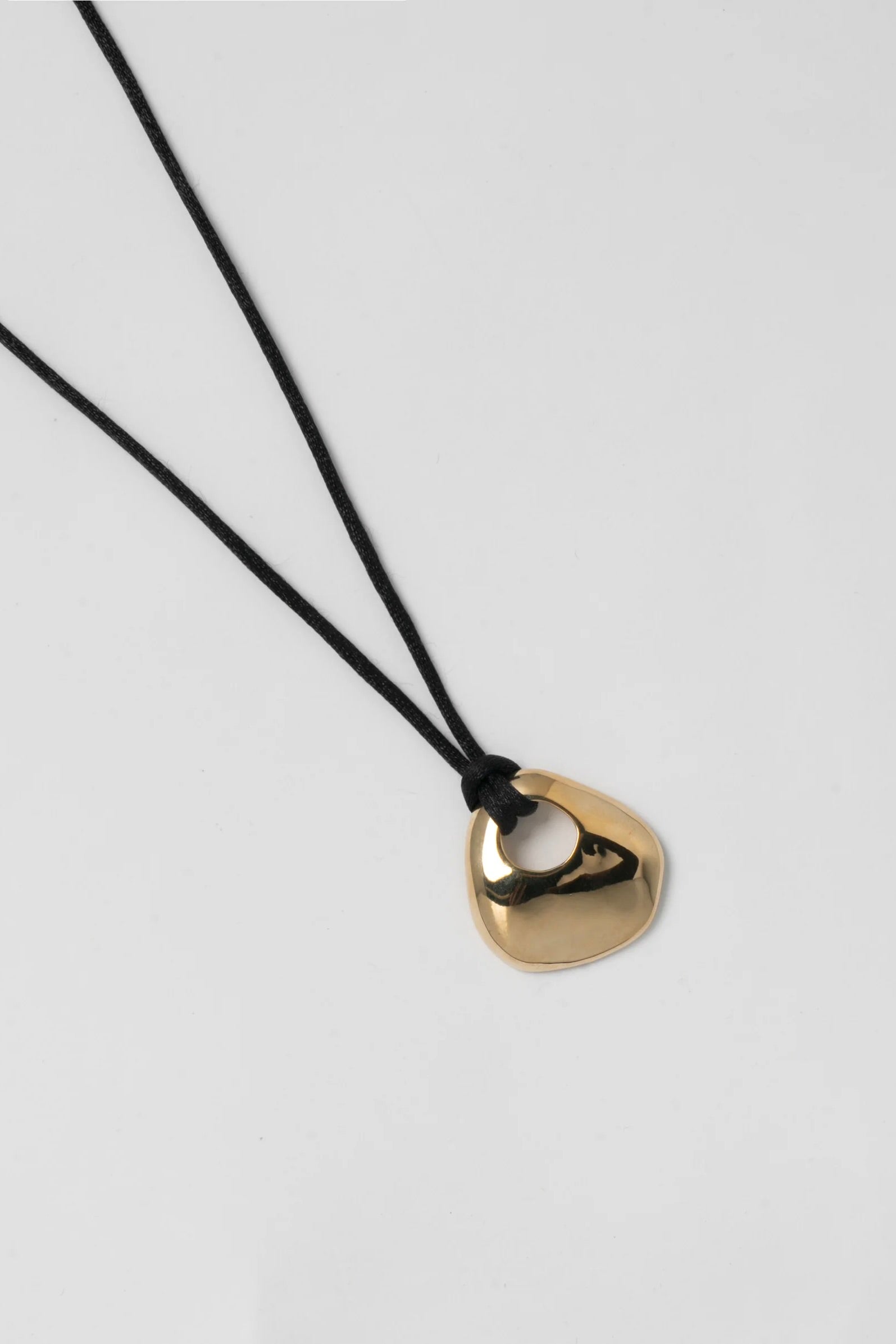 Wolf Circus Devon Necklace / Gold with Satin Cord