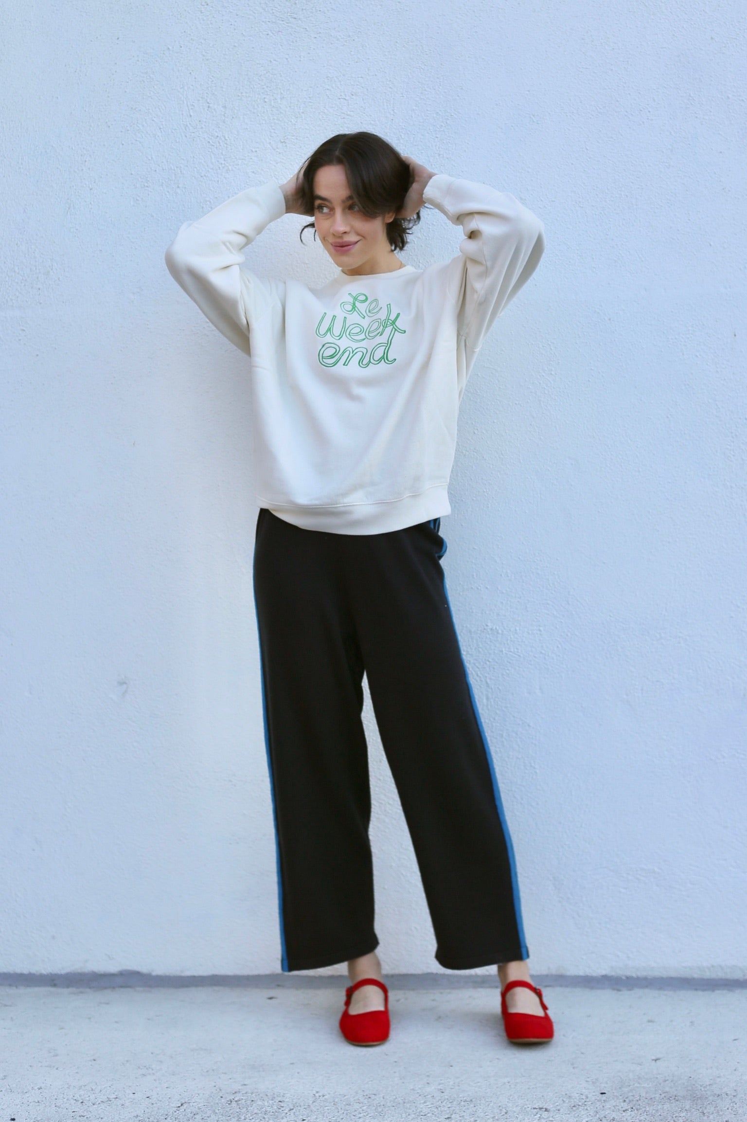 Clare V. Oversized Sweatshirt / Le Weekend