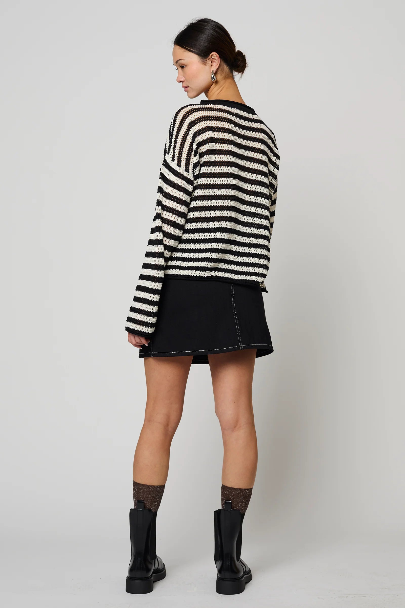 Atelier Leilani Sweater / Openwork Stripe