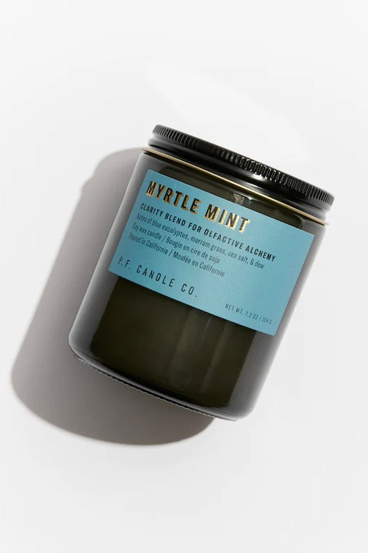 P.F. Candle Co Myrtle Mint Alchemy Soy Candle / 7.2 oz