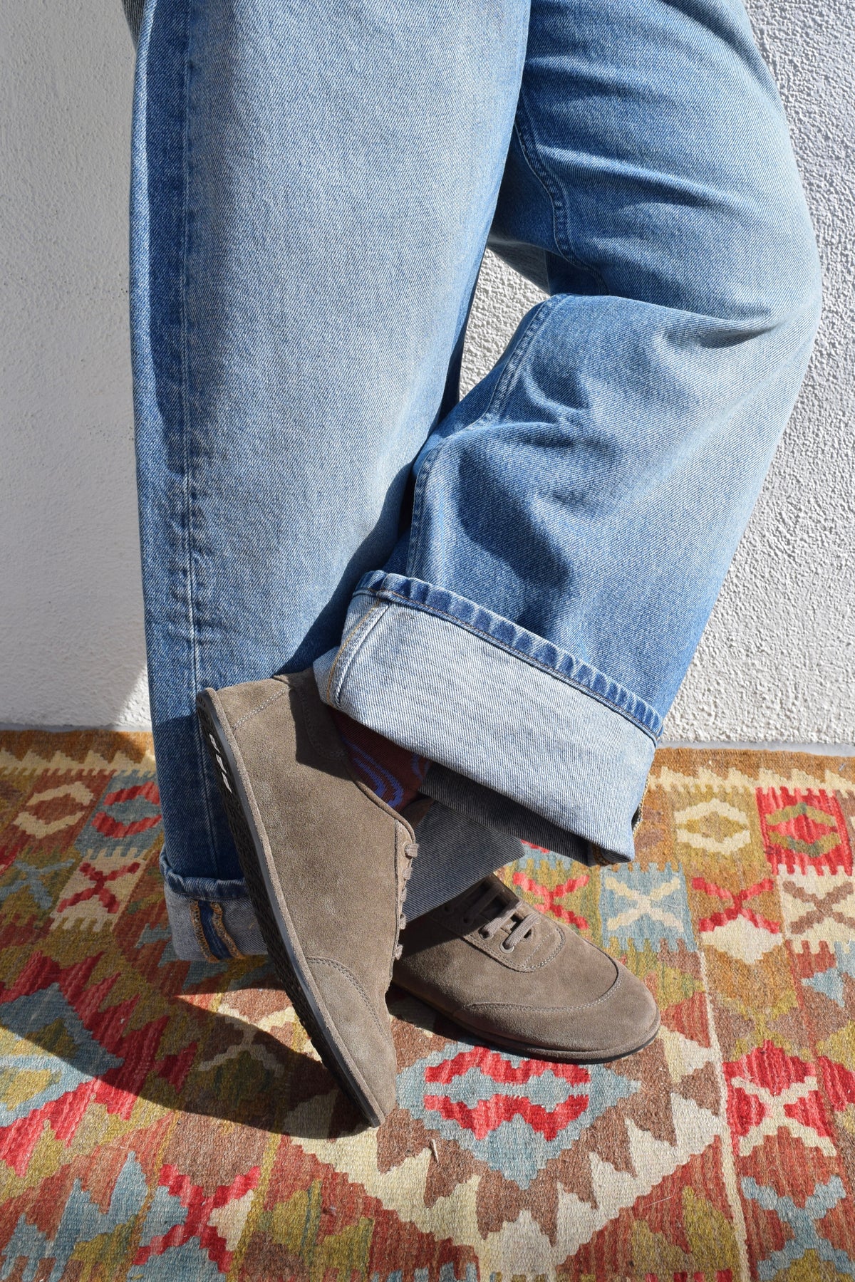Dear Frances Balla Trainer / Bark Suede