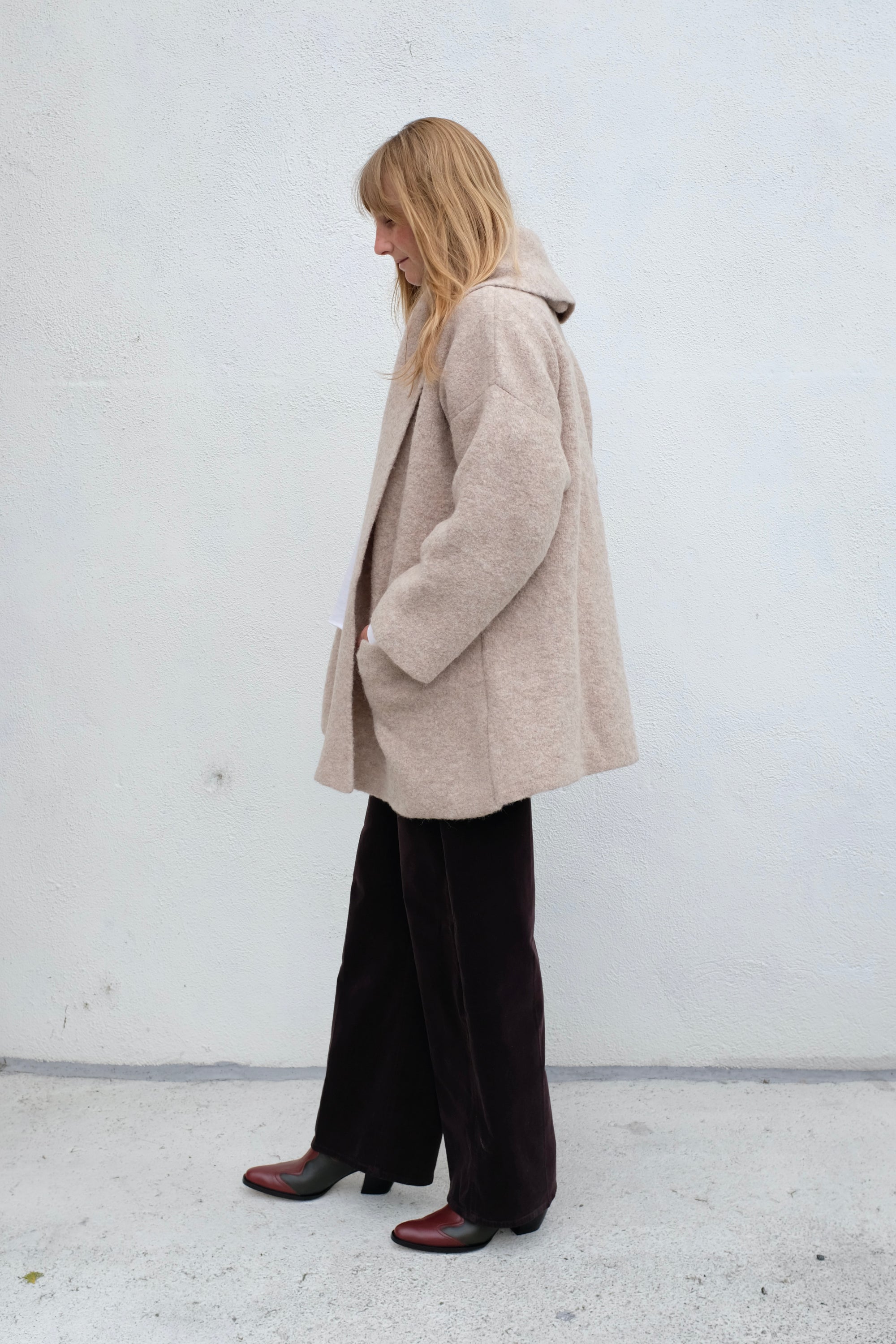 Lauren Manoogian Double Face Coat / Oak