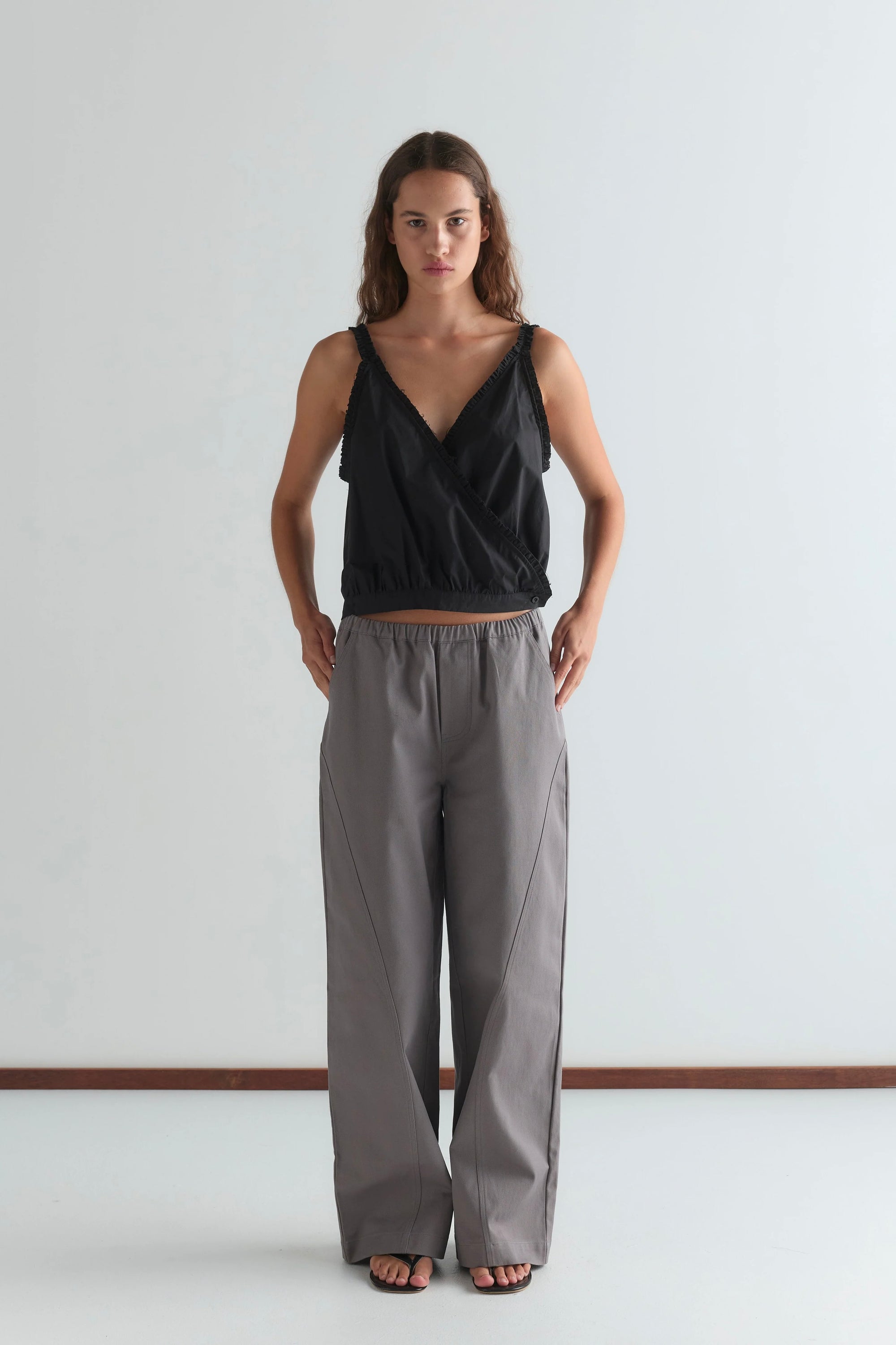Deiji Curve Pant / Lavender Smoke