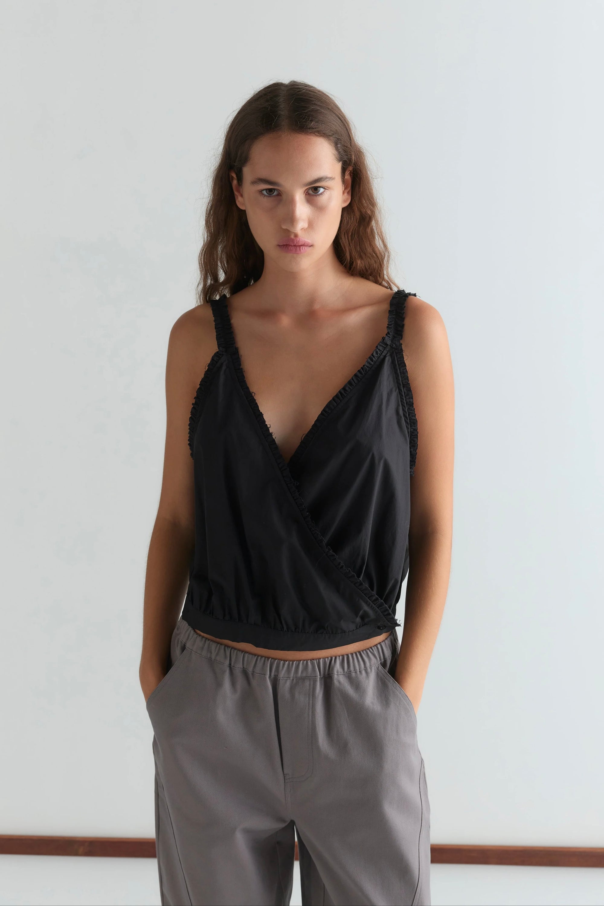 Deiji Overlie Top / Black