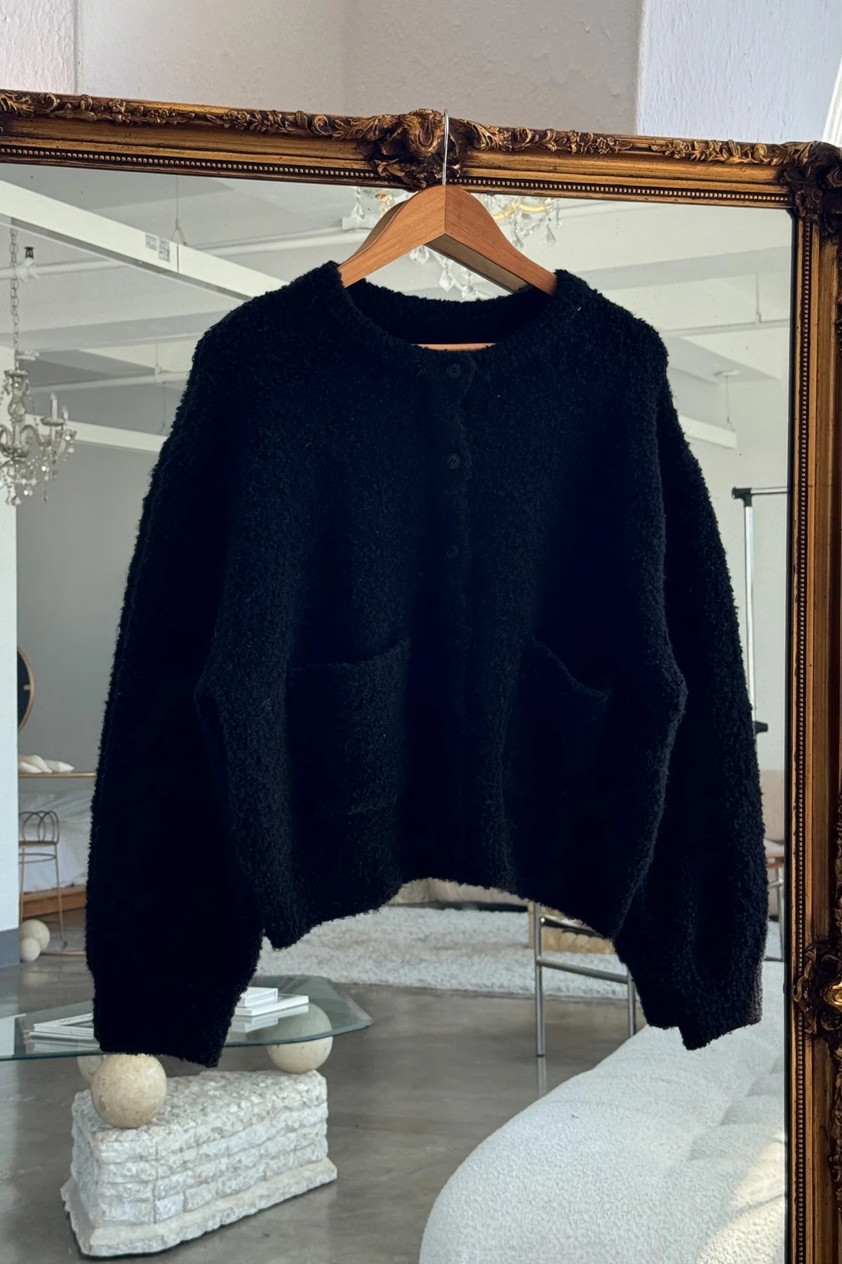 Le Bon Shoppe Millie Cardigan / Black