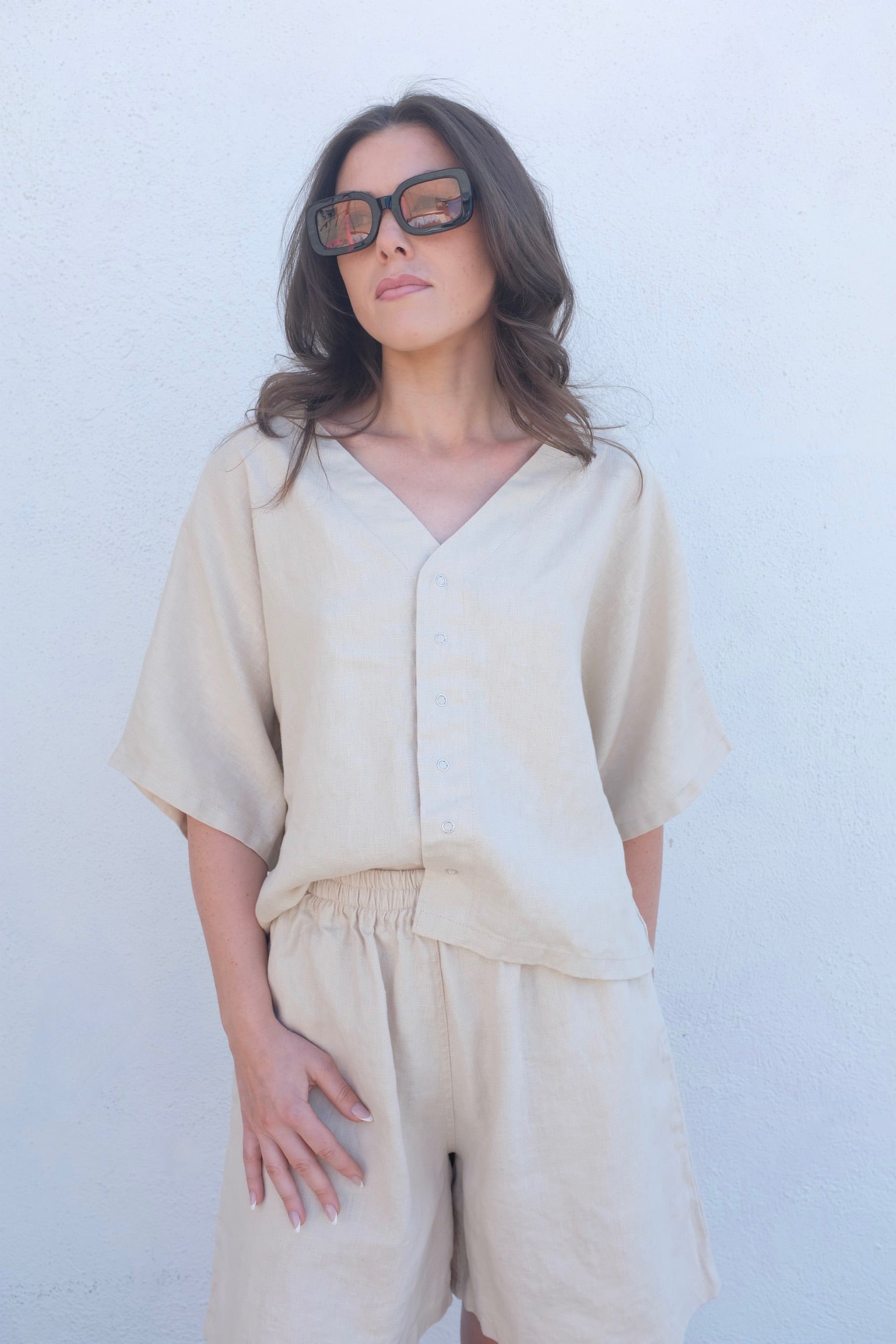 Moss Grey Snappy Greta / Chalk