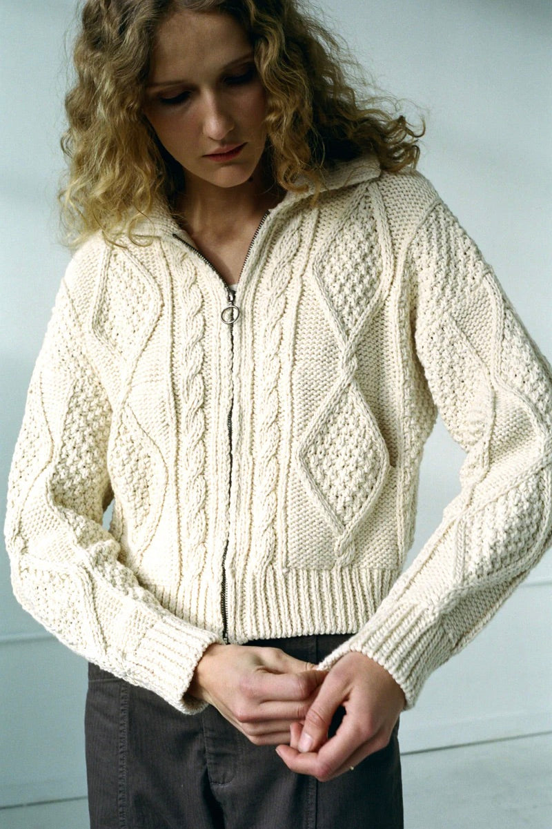 Shaina Mote Donegal Cardigan / Natural