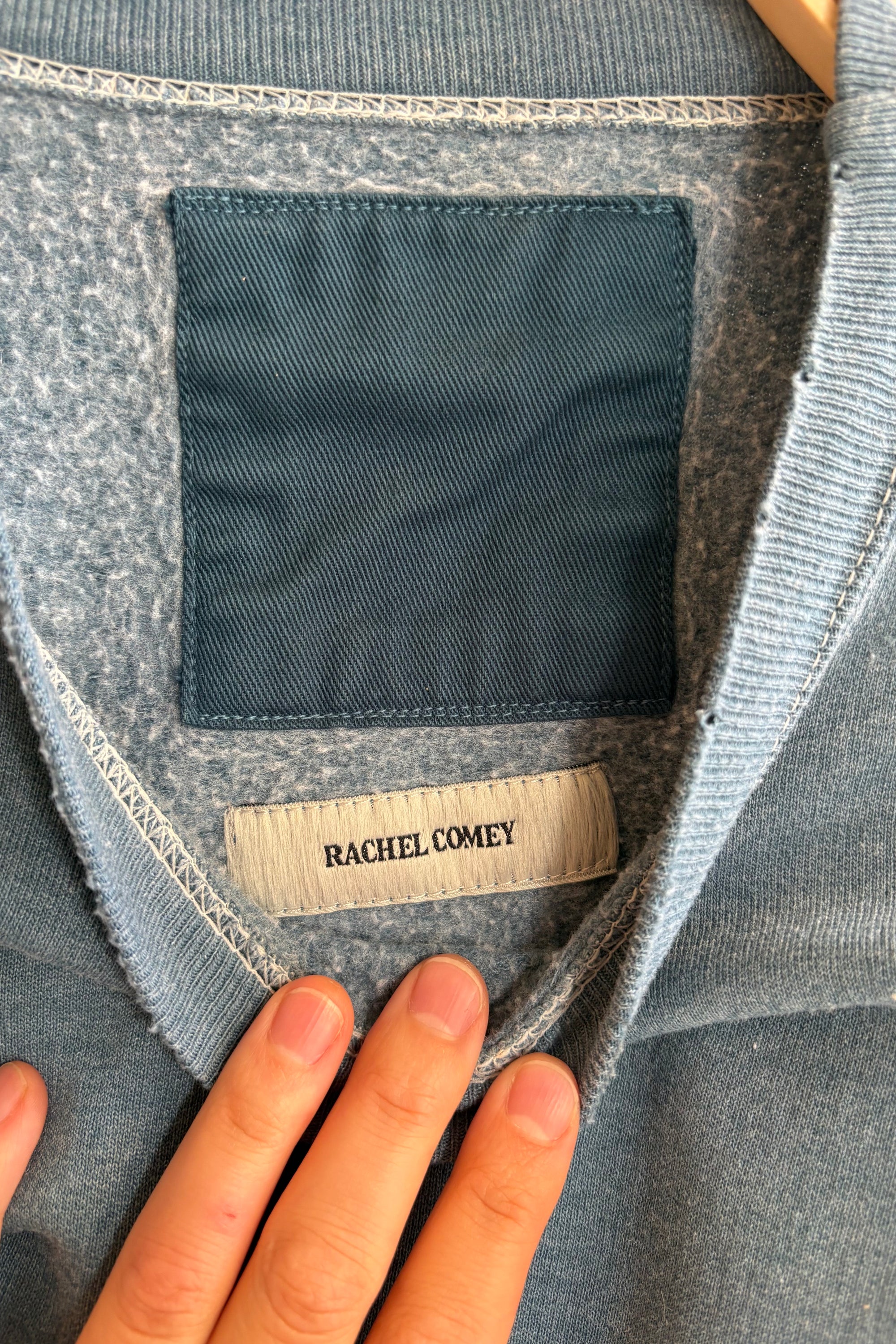Pre-Loved / Rachel Comey Shrunken Crew Sweatshirt / Blue / Size XS