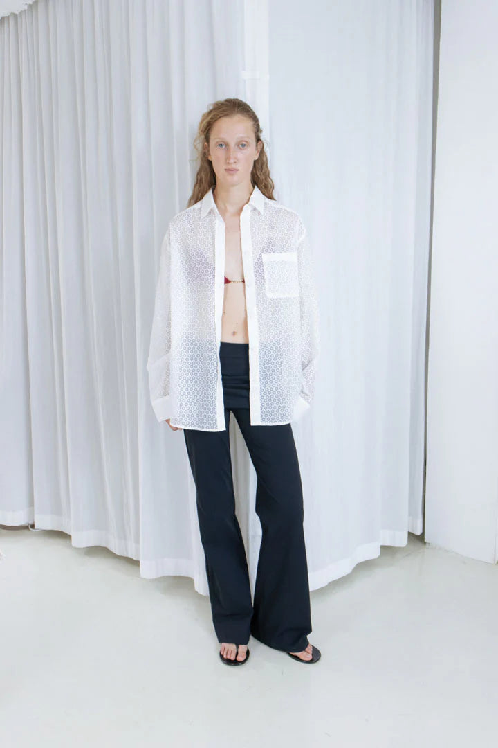 Susumu BF Shirt / White Flower