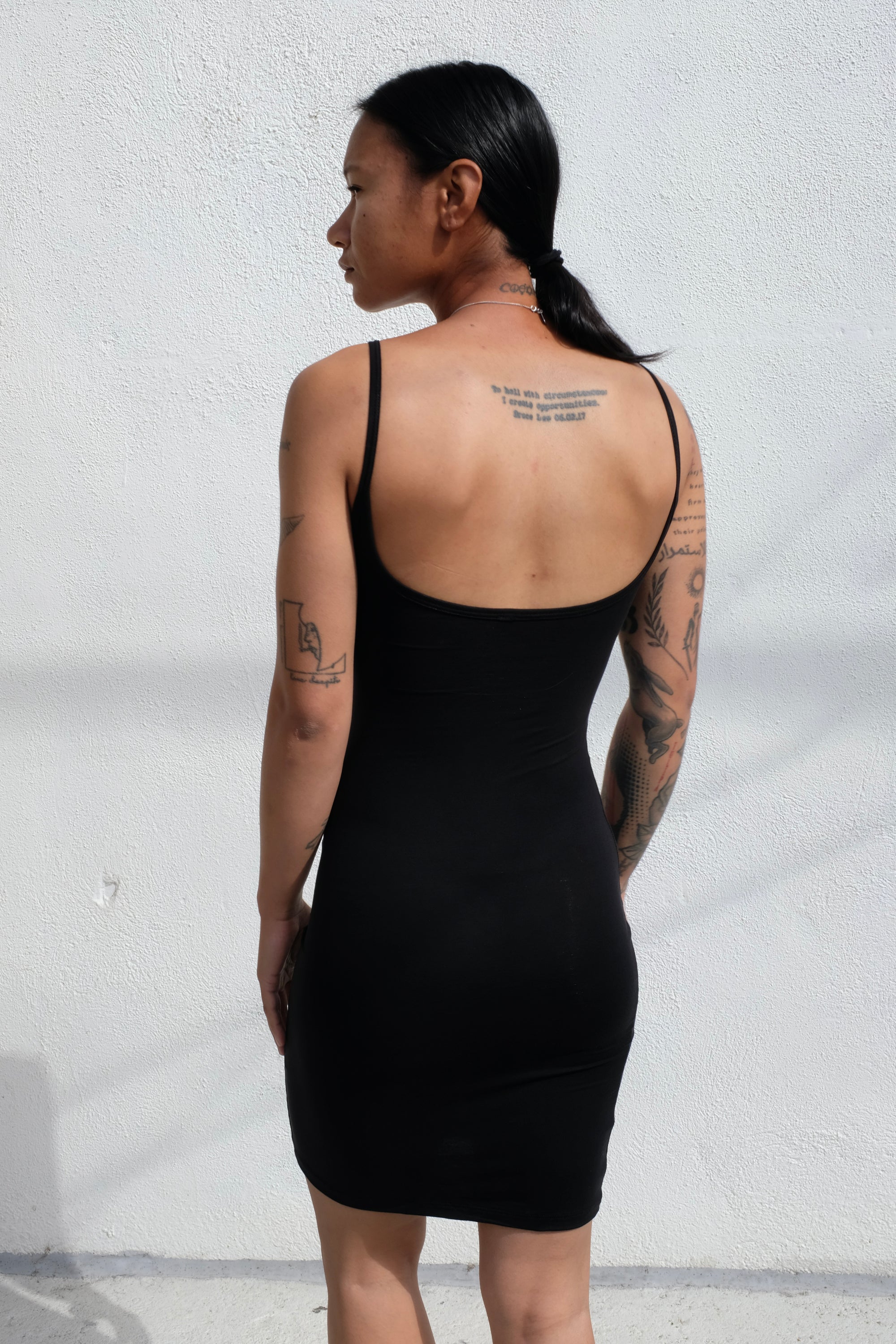 Baserange Slip Dress Black