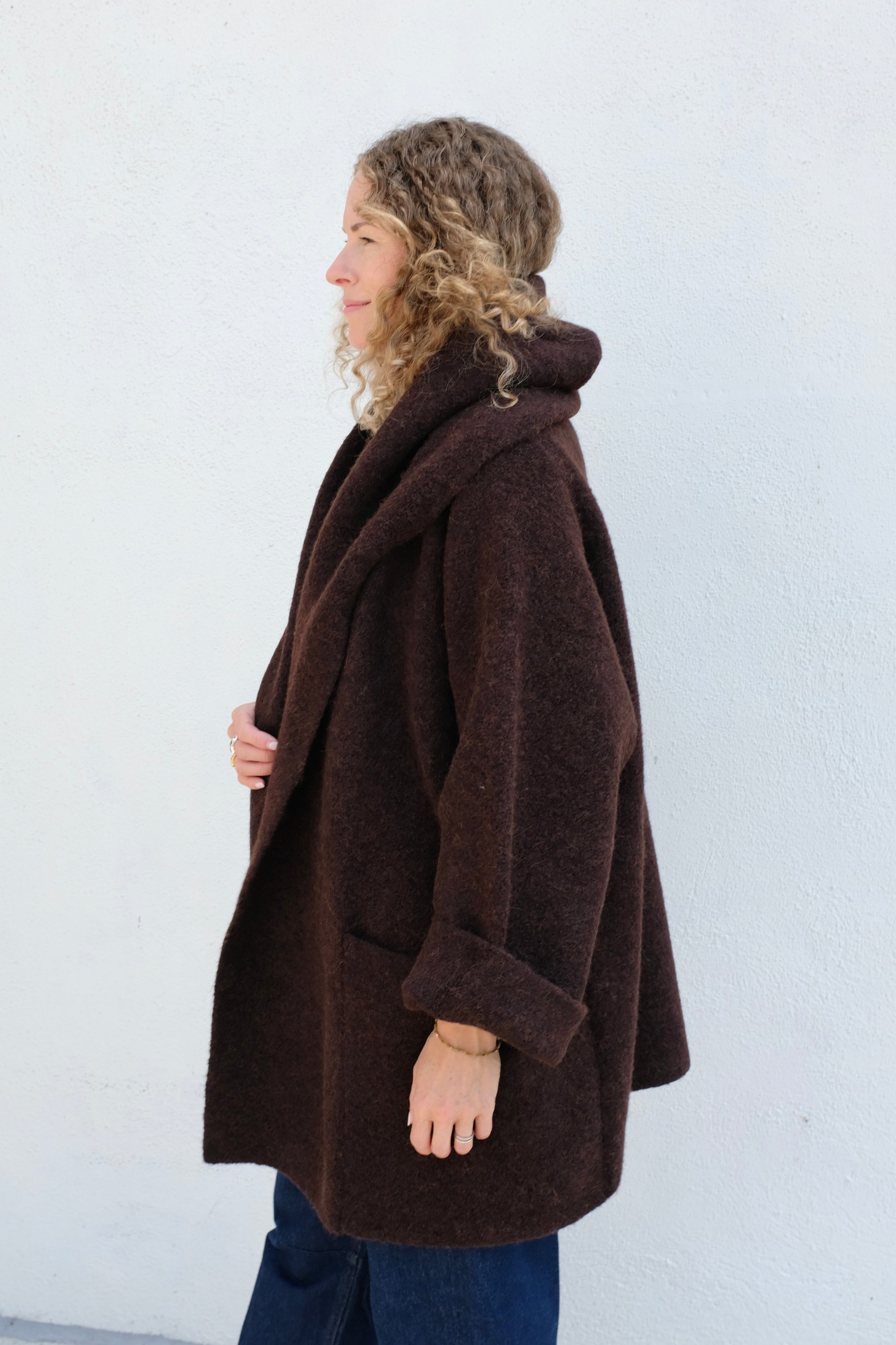 Lauren Manoogian Double Face Coat / Merlot