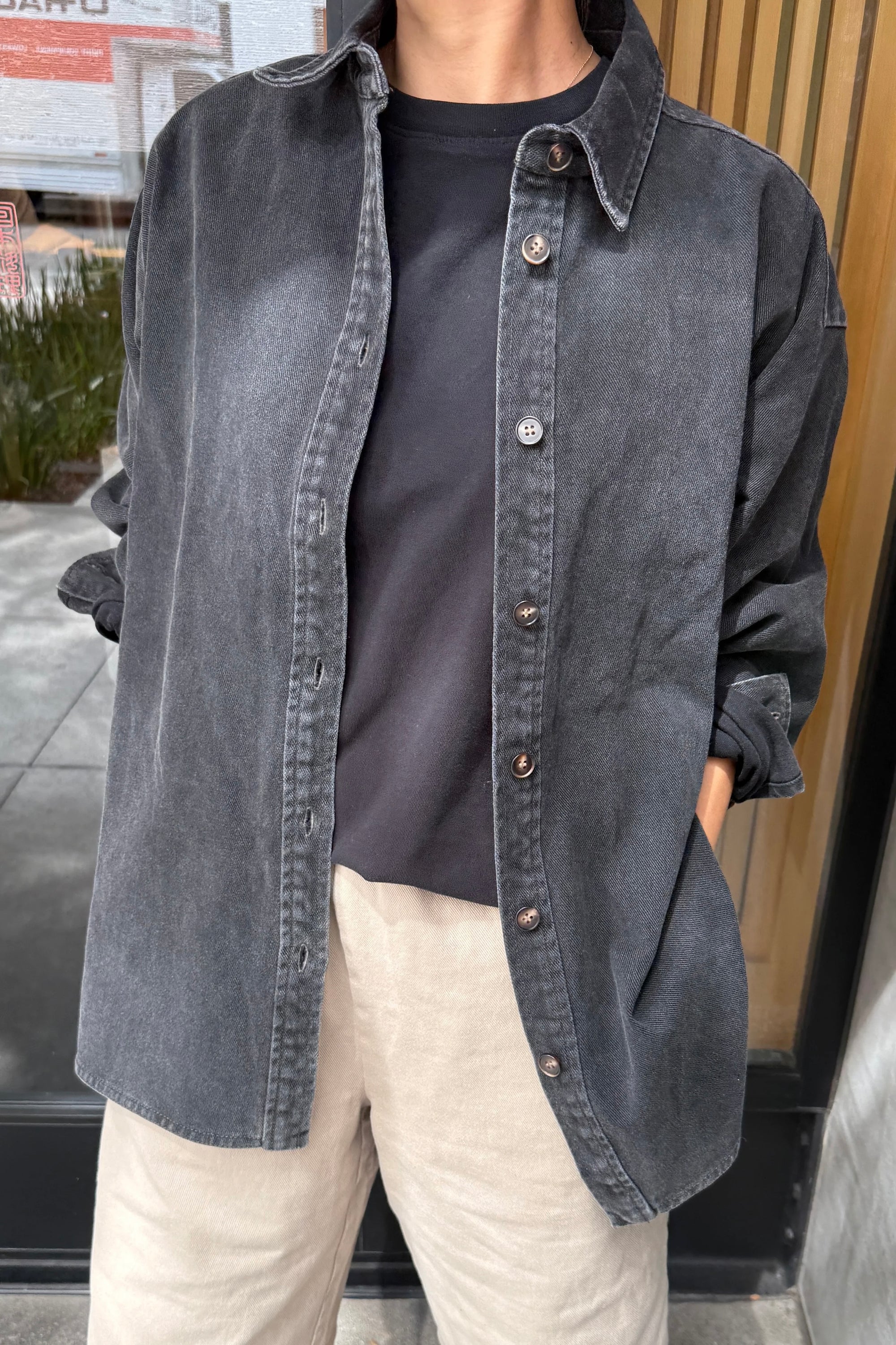 Le Bon Shoppe Theo Shirt / Black Denim