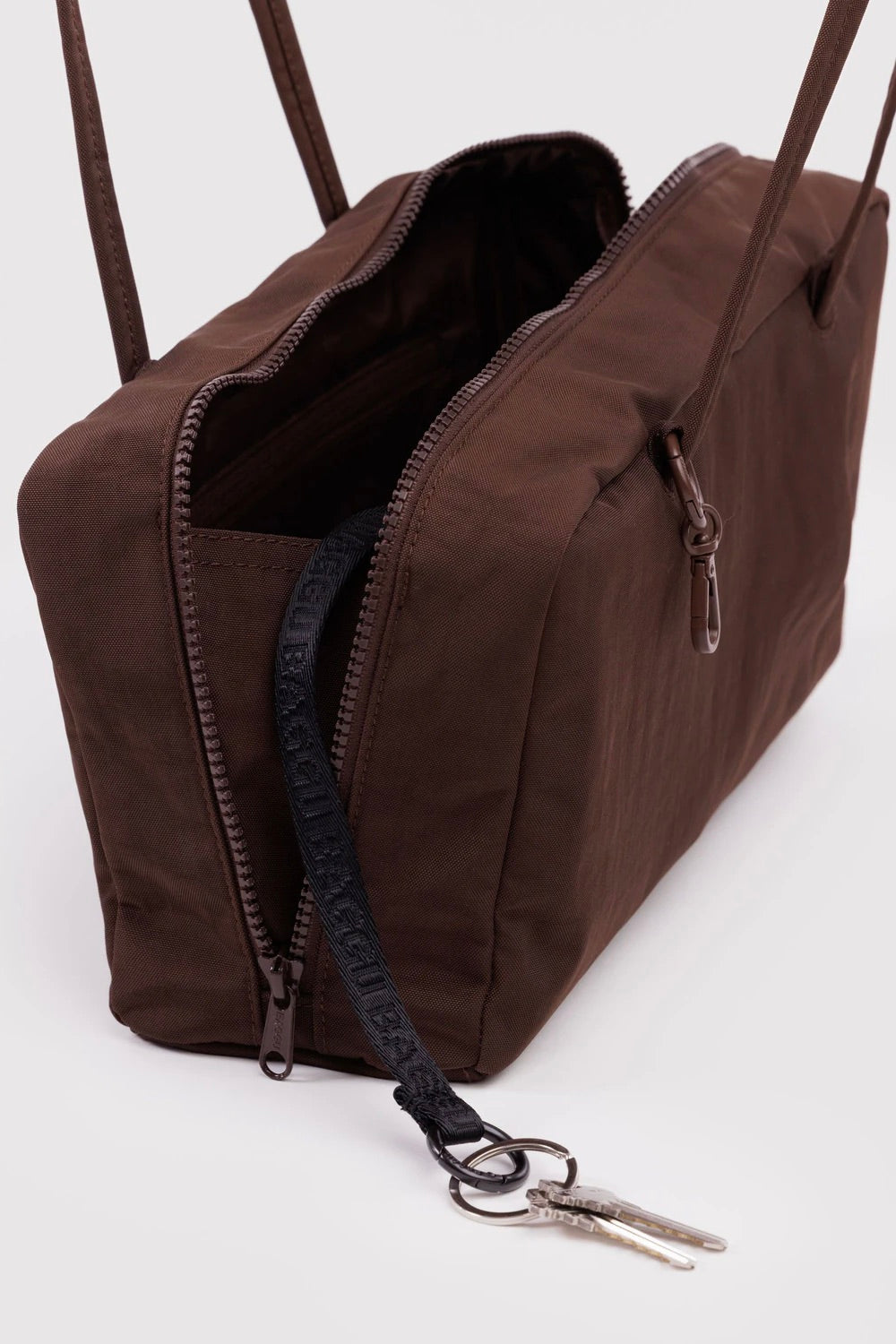 Baggu Nylon Bowler Bag / Coffee