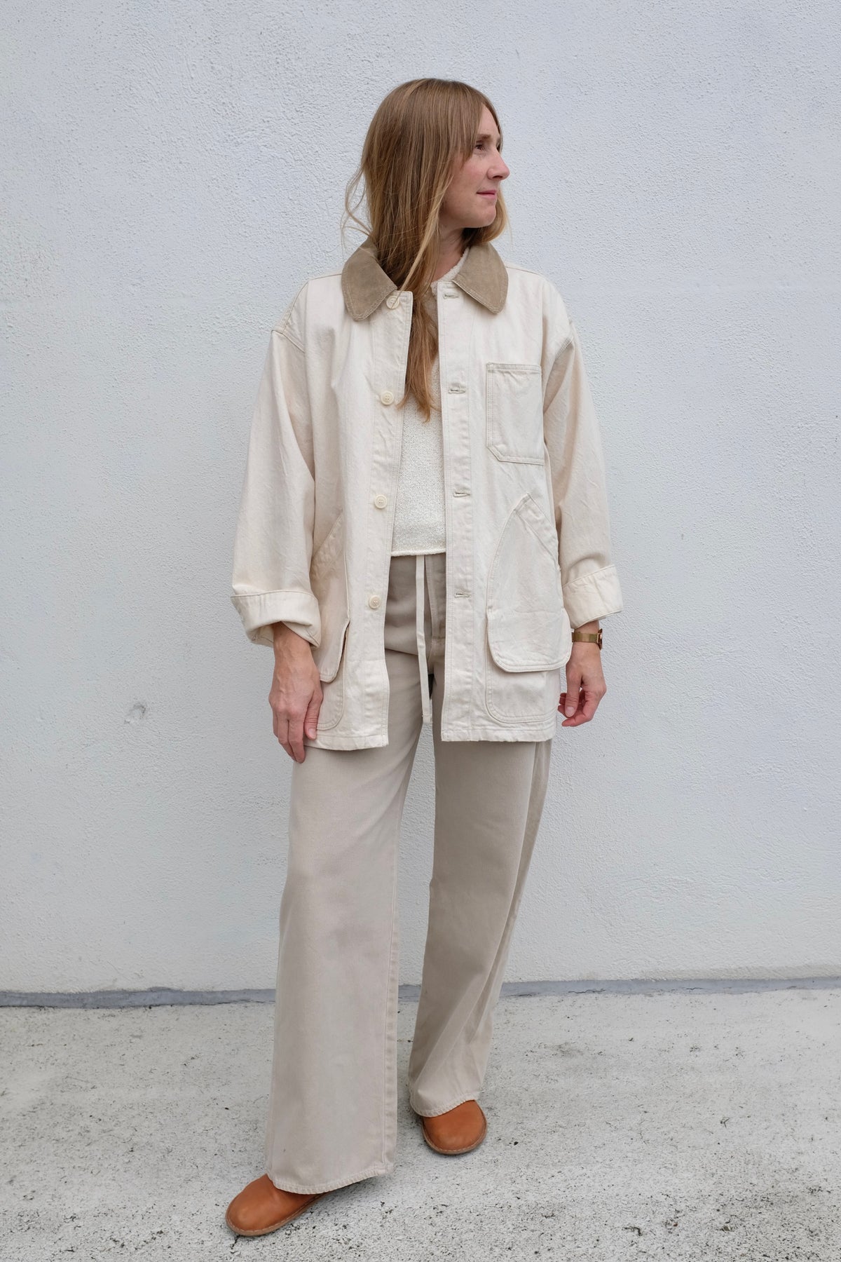 Shaina Mote Painter Coat / Natural + Camel