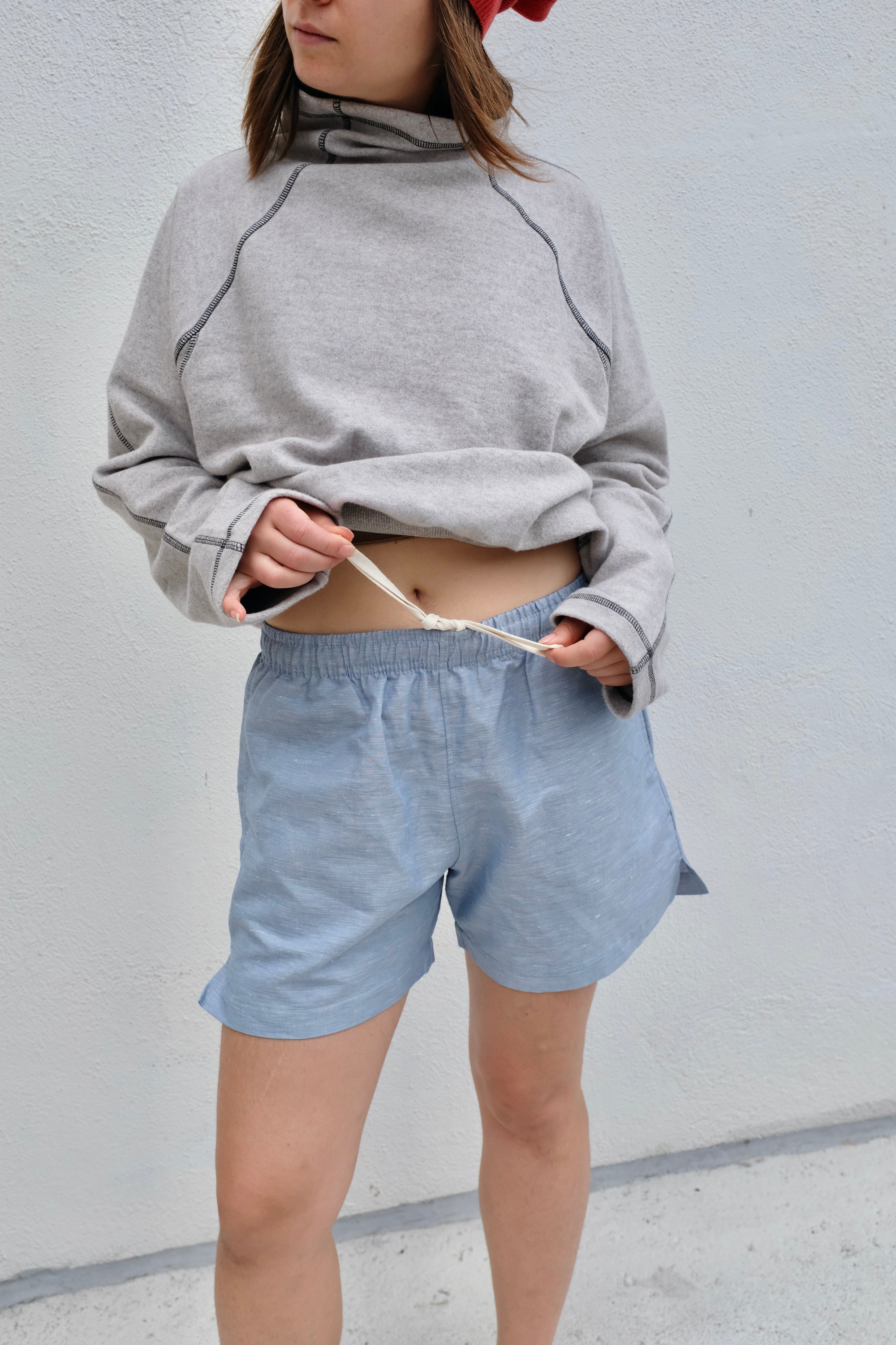 Jungmaven Cabana Short / Steel Blue