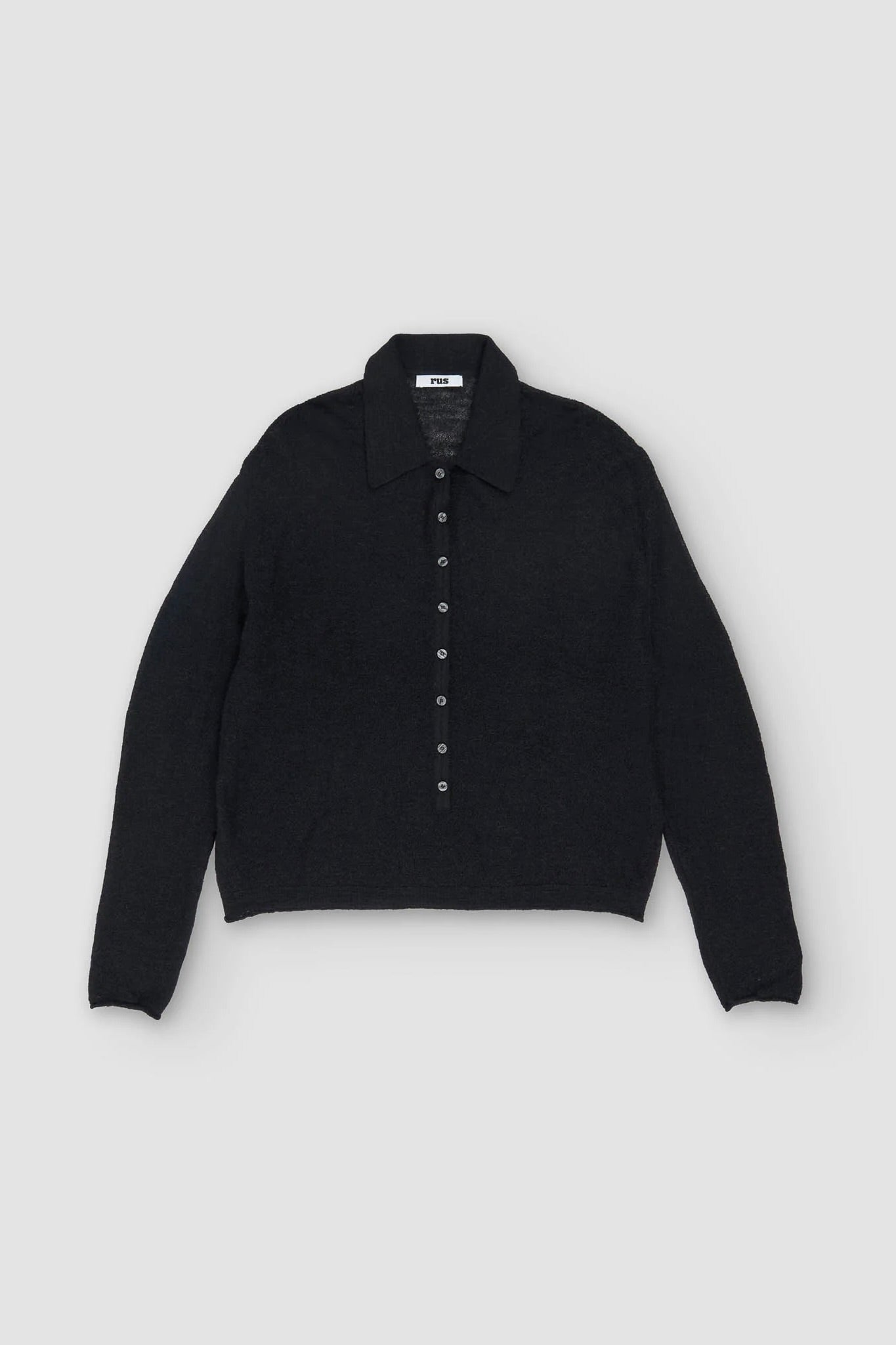 Rus Bikou Polo Sweater / Black