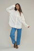 Jungmaven Catalina Button Down Shirt / Washed White
