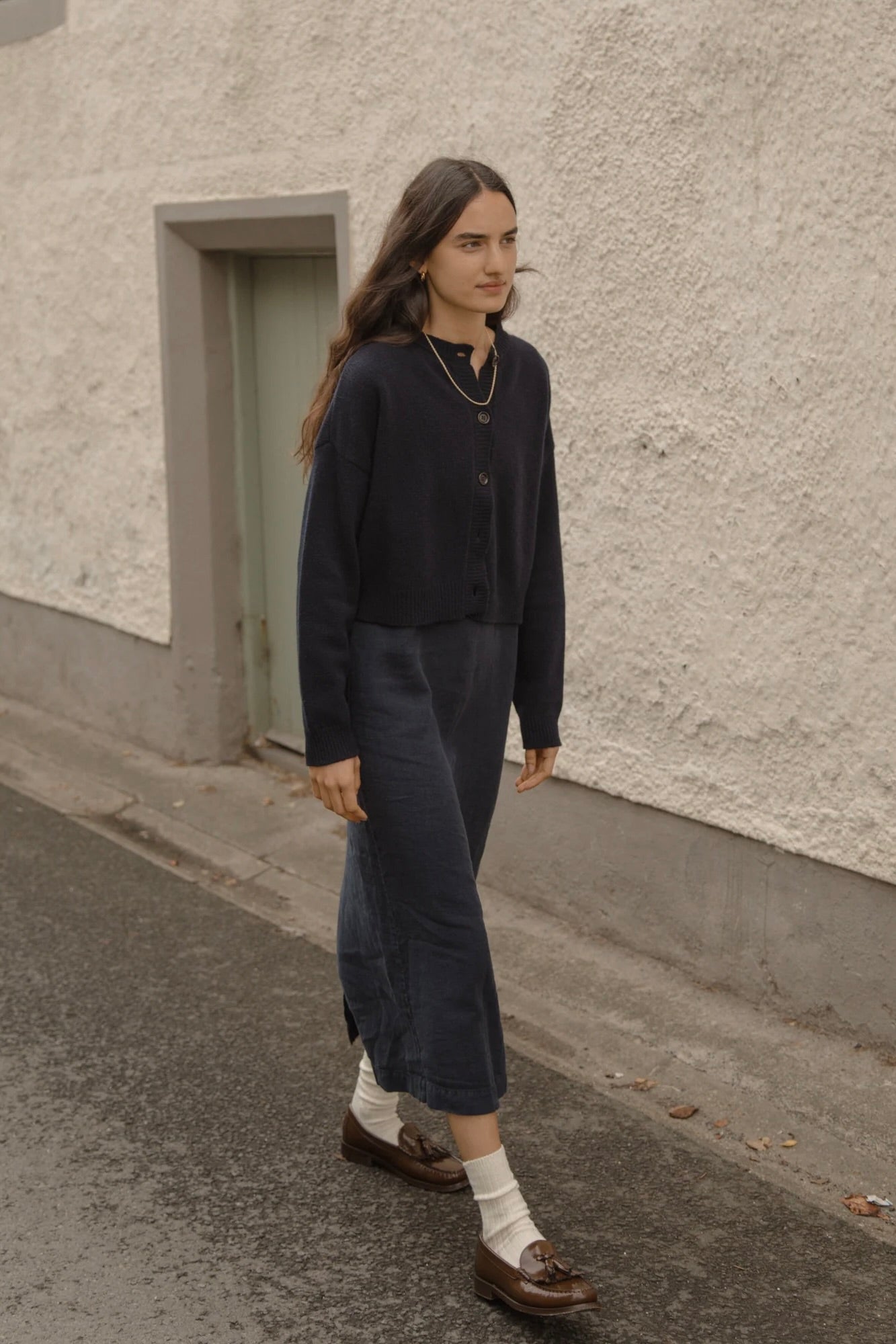 Gillian Stevens Gisele Cardigan / Navy