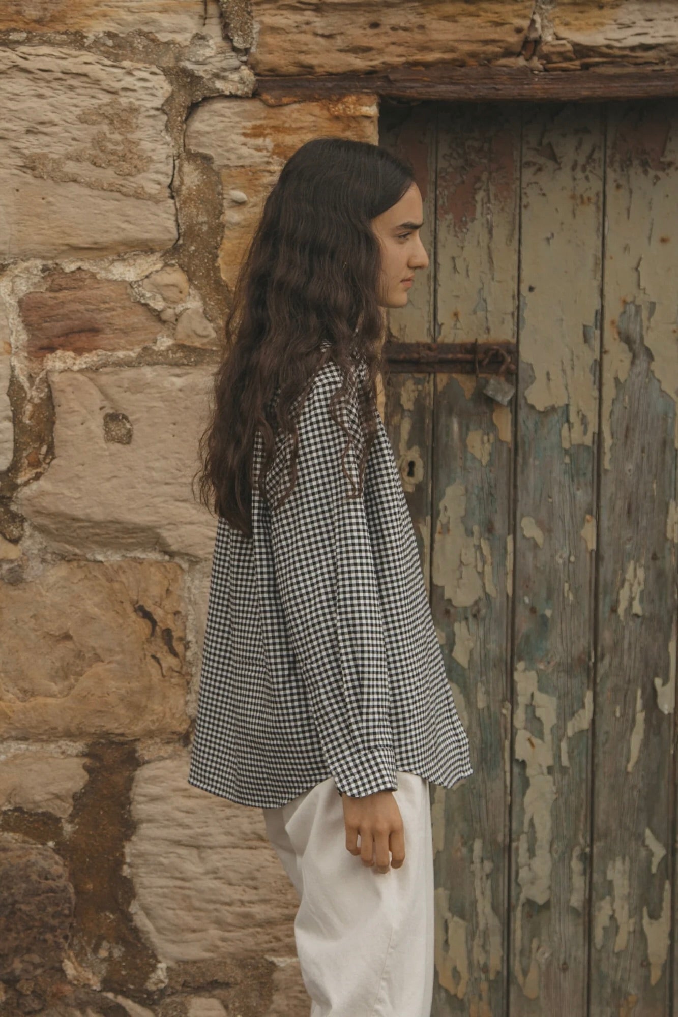 Gillian Stevens Britta Shirt / Gingham Noir