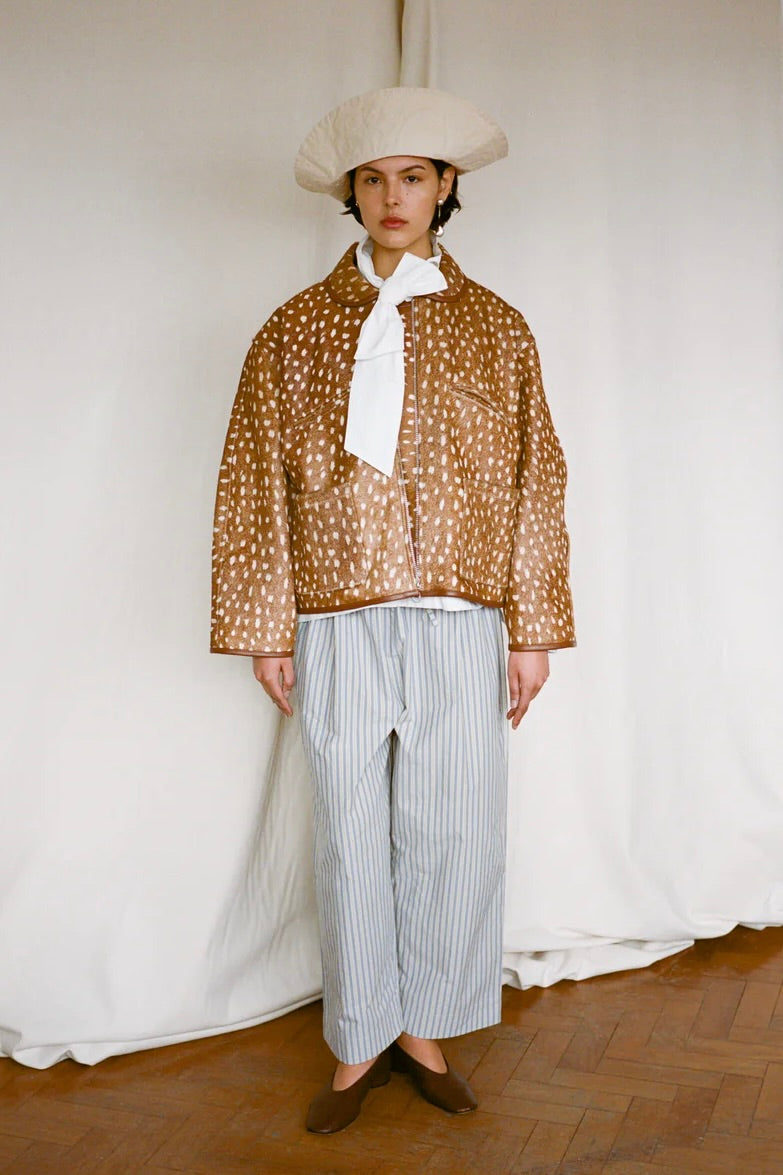 Cawley Deer Print Flying Jacket
