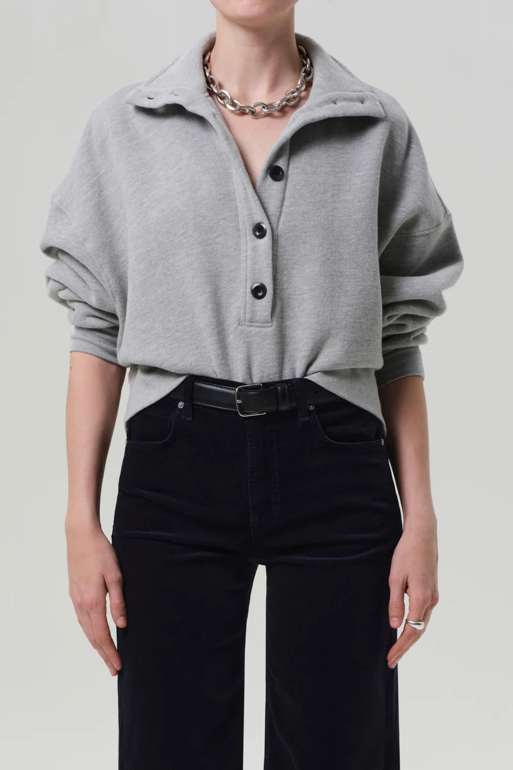 COH Mirelle Funnel Neck / Heather Grey