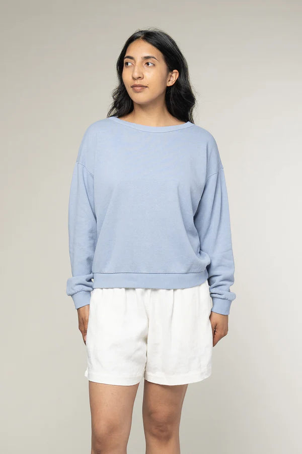 Jungmaven Crux Crop Sweatshirt / Rainwashed