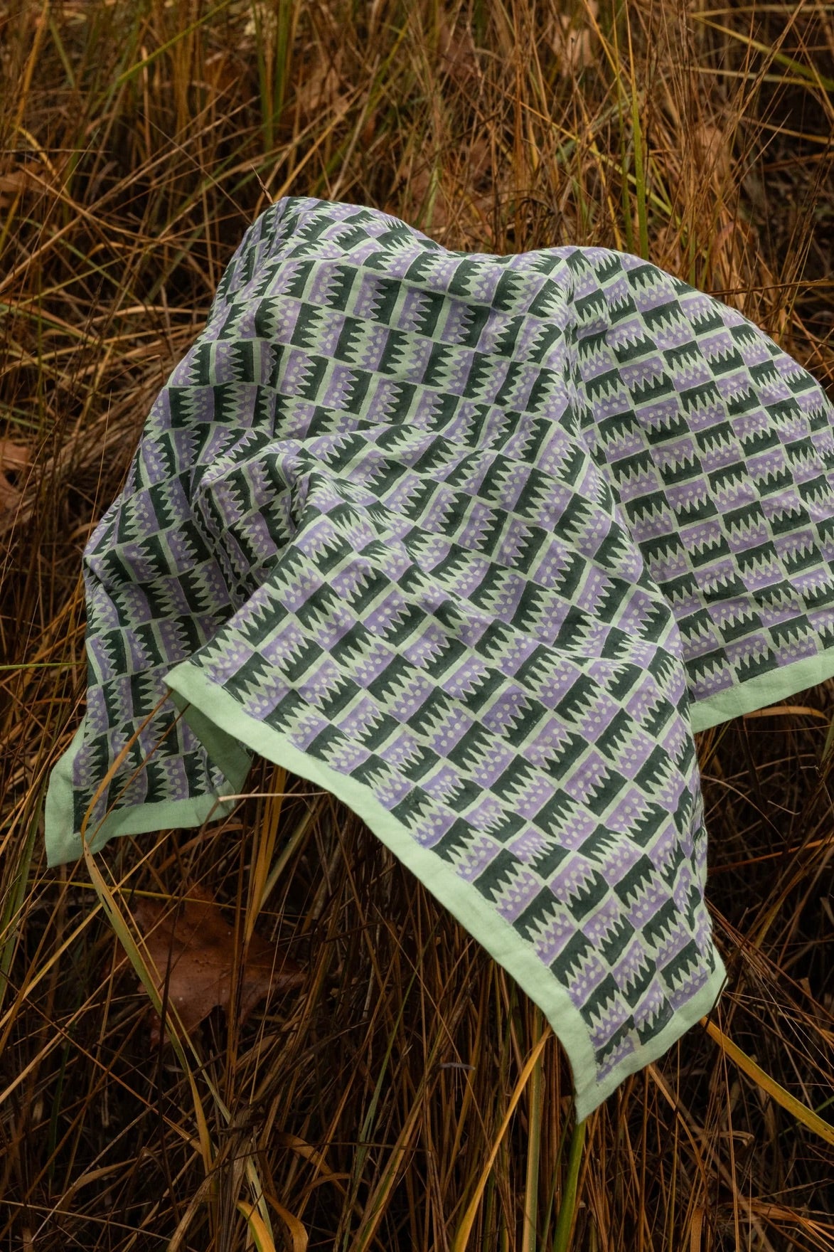 Block Shop Jigsaw Bandana / Spruce