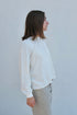 Jungmaven Cropped Long Sleeve Tee / Washed White