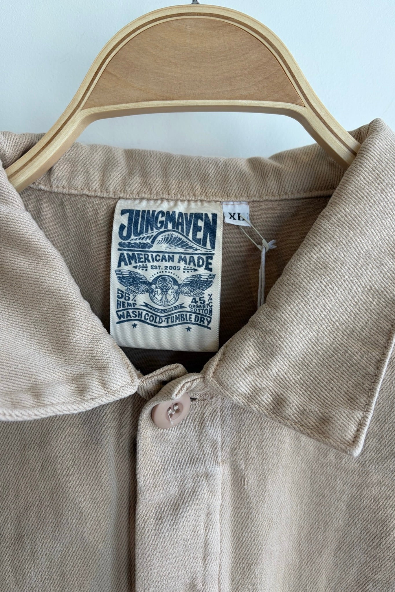Pre-Loved / Jungmaven Olympic Jacket / Oat Milk / Size XL