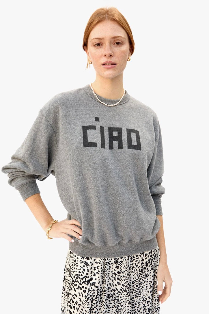 Oversized Sweatshirt / Black CIAO